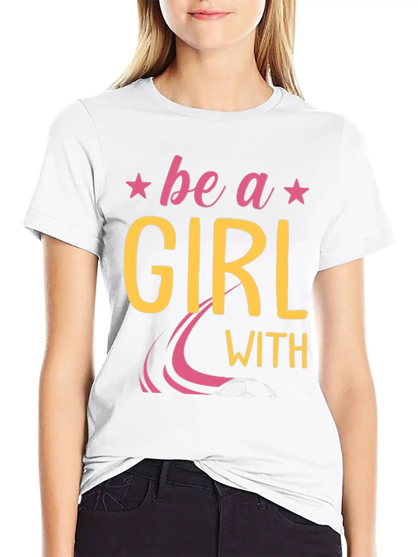 Soccer Girl Motivation Be A Girl With Goals Stylish Everyday T-Shirt – Unisex Basic Cotton Tee