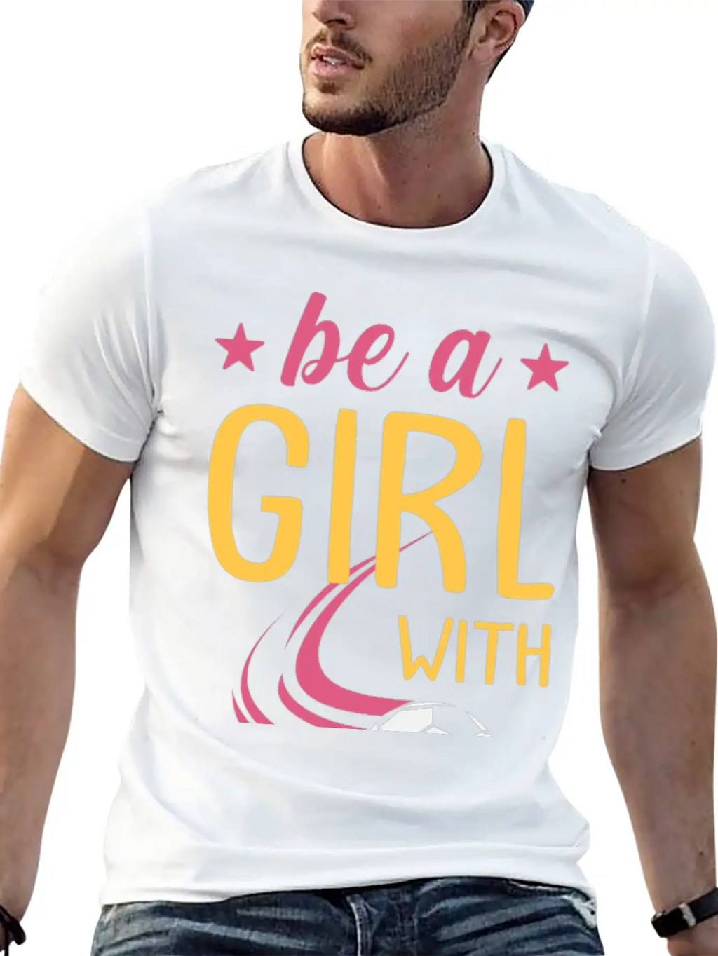 Soccer Girl Motivation Be A Girl With Goals Stylish Everyday T-Shirt – Unisex Basic Cotton Tee