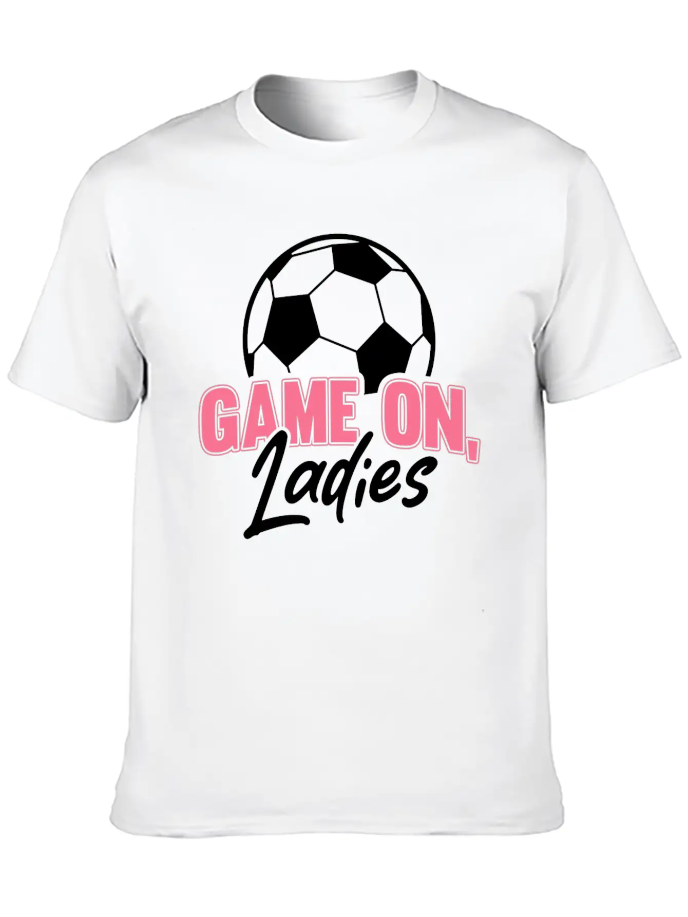 Soccer Girl Team Outfit For Players + Fans Unisex Casual T-Shirt – Clean Design For Daily Comfort