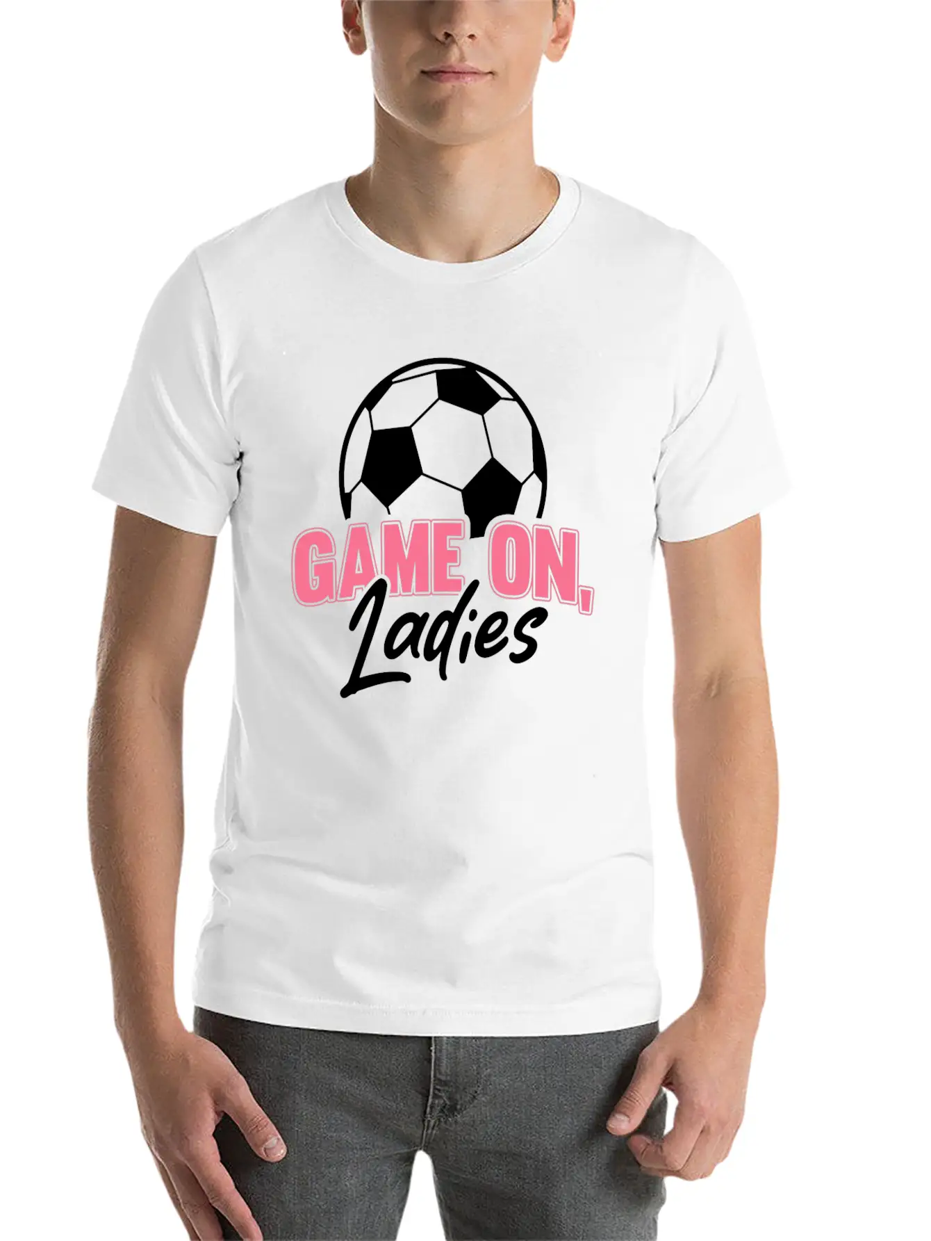 Soccer Girl Team Outfit For Players + Fans Unisex Casual T-Shirt – Clean Design For Daily Comfort