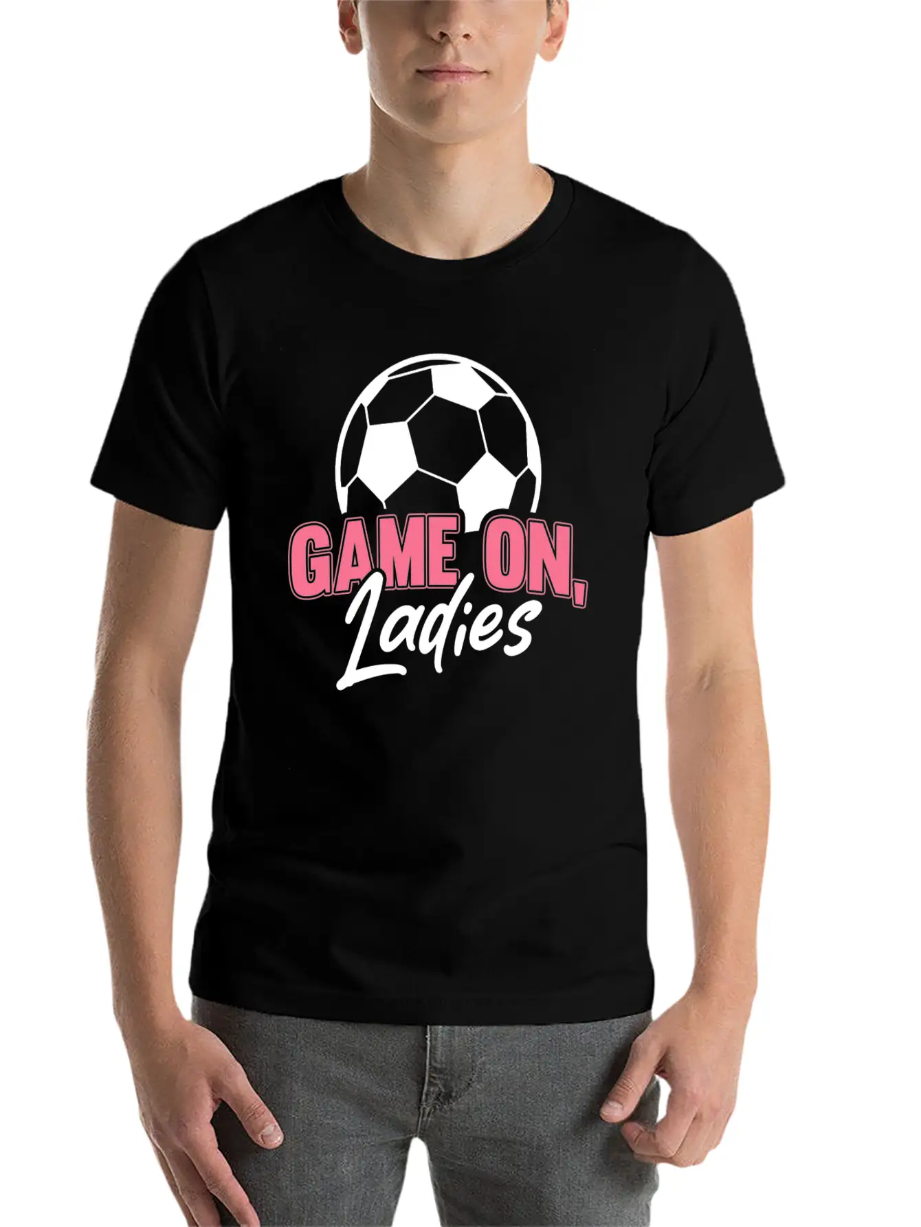Soccer Girl Team Outfit For Players + Fans Unisex Casual T-Shirt – Clean Design For Daily Comfort