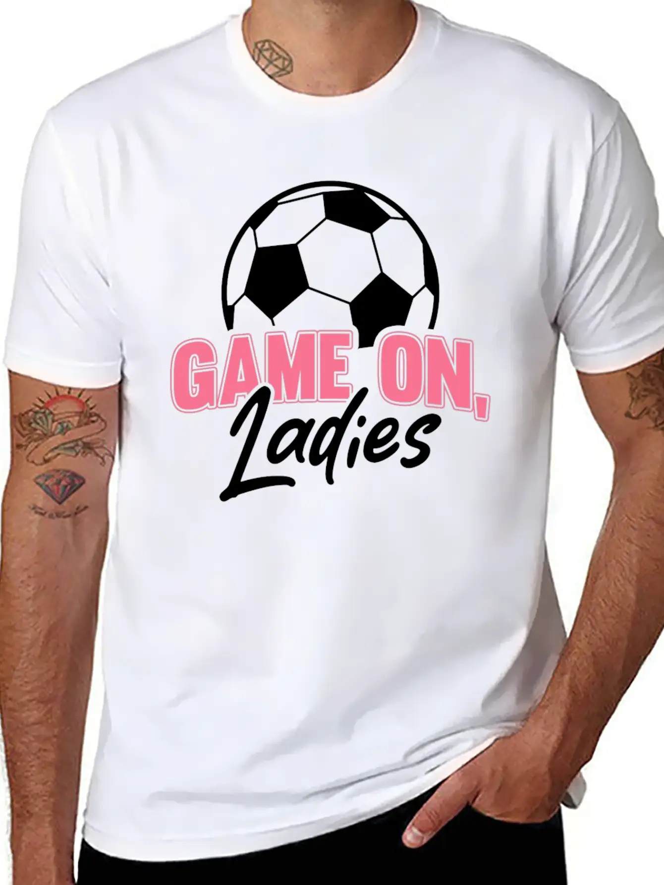 Soccer Girl Team Outfit For Players + Fans Unisex Casual T-Shirt – Clean Design For Daily Comfort