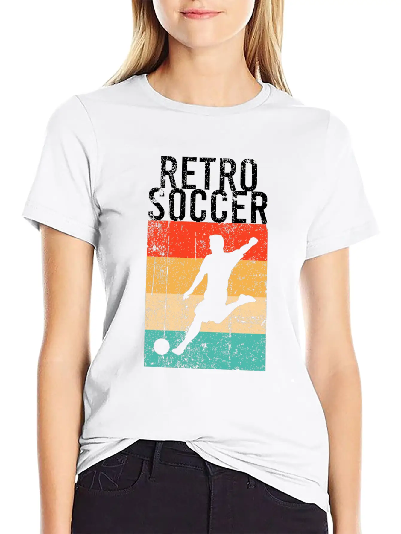 Soccer Retro Stylish Everyday T-Shirt – Unisex Basic Cotton Tee