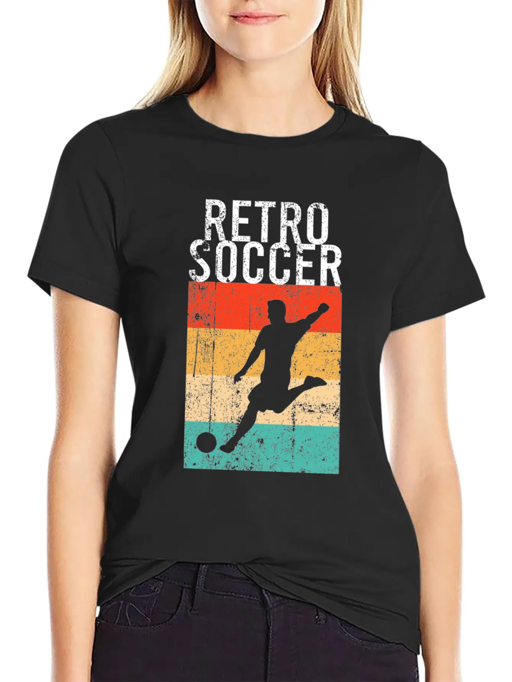 Soccer Retro Stylish Everyday T-Shirt – Unisex Basic Cotton Tee