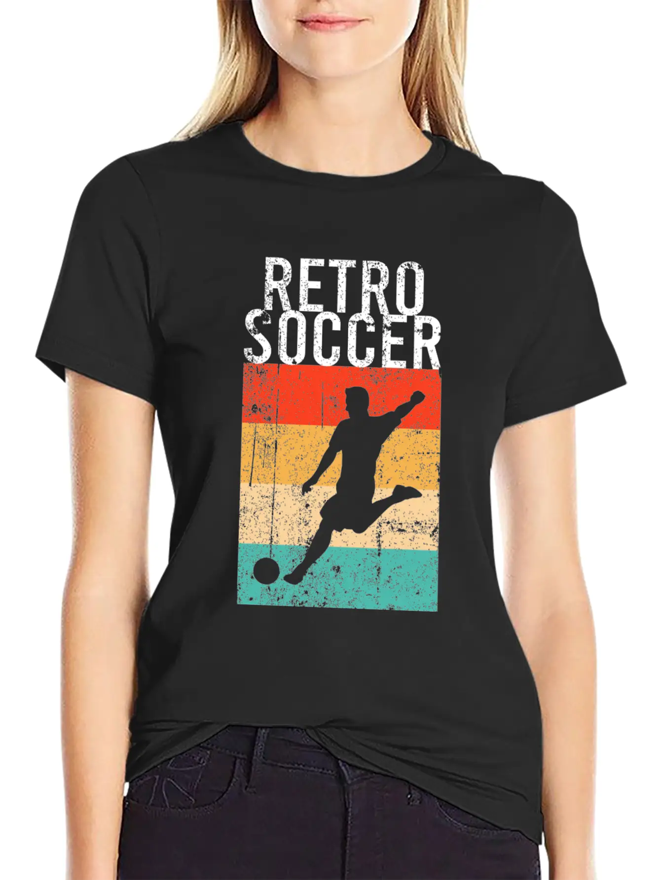 Soccer Retro Stylish Everyday T-Shirt – Unisex Basic Cotton Tee