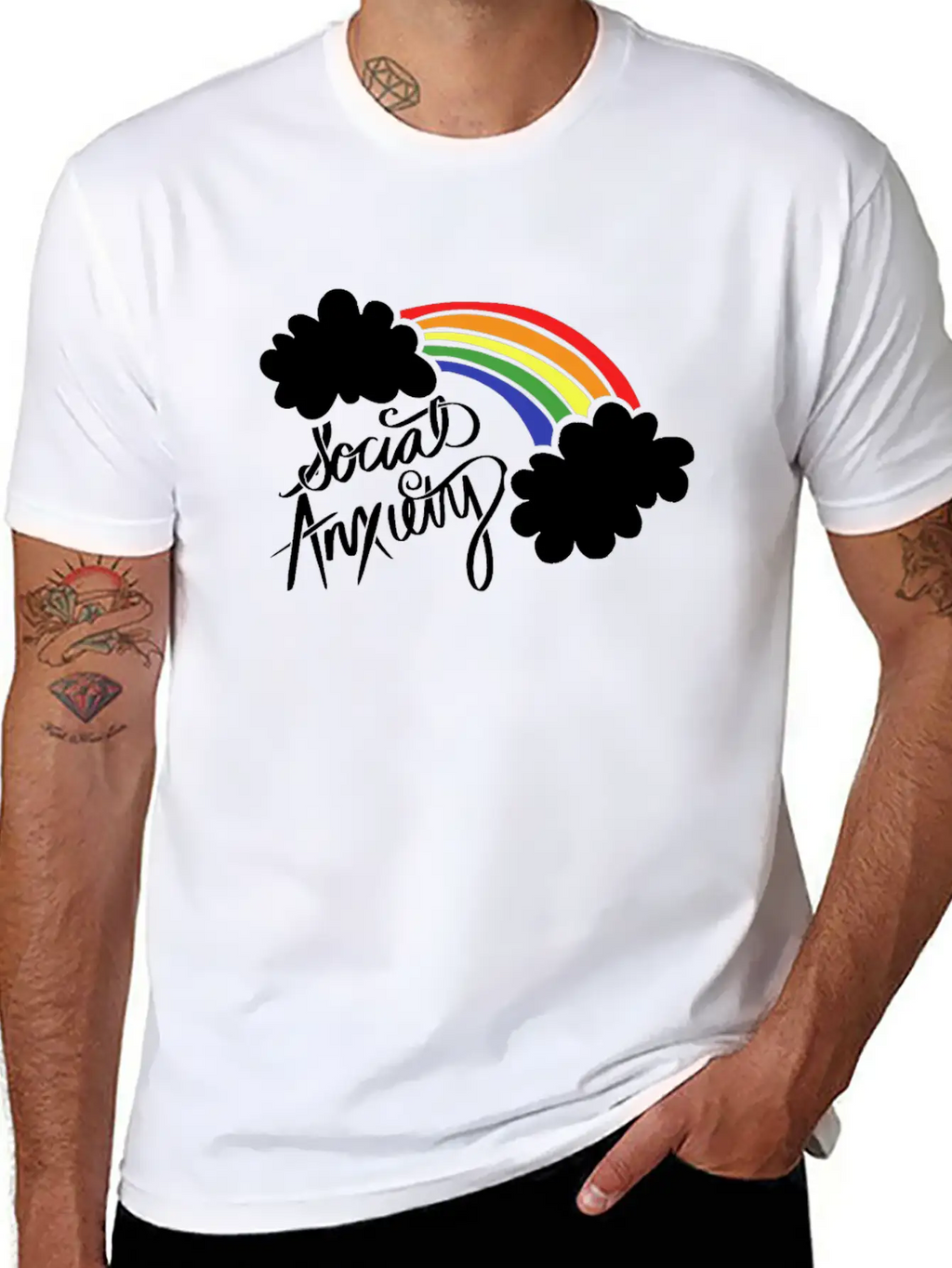 Social Anxiety Classic Cotton Tee – Unisex Comfort For Any Season