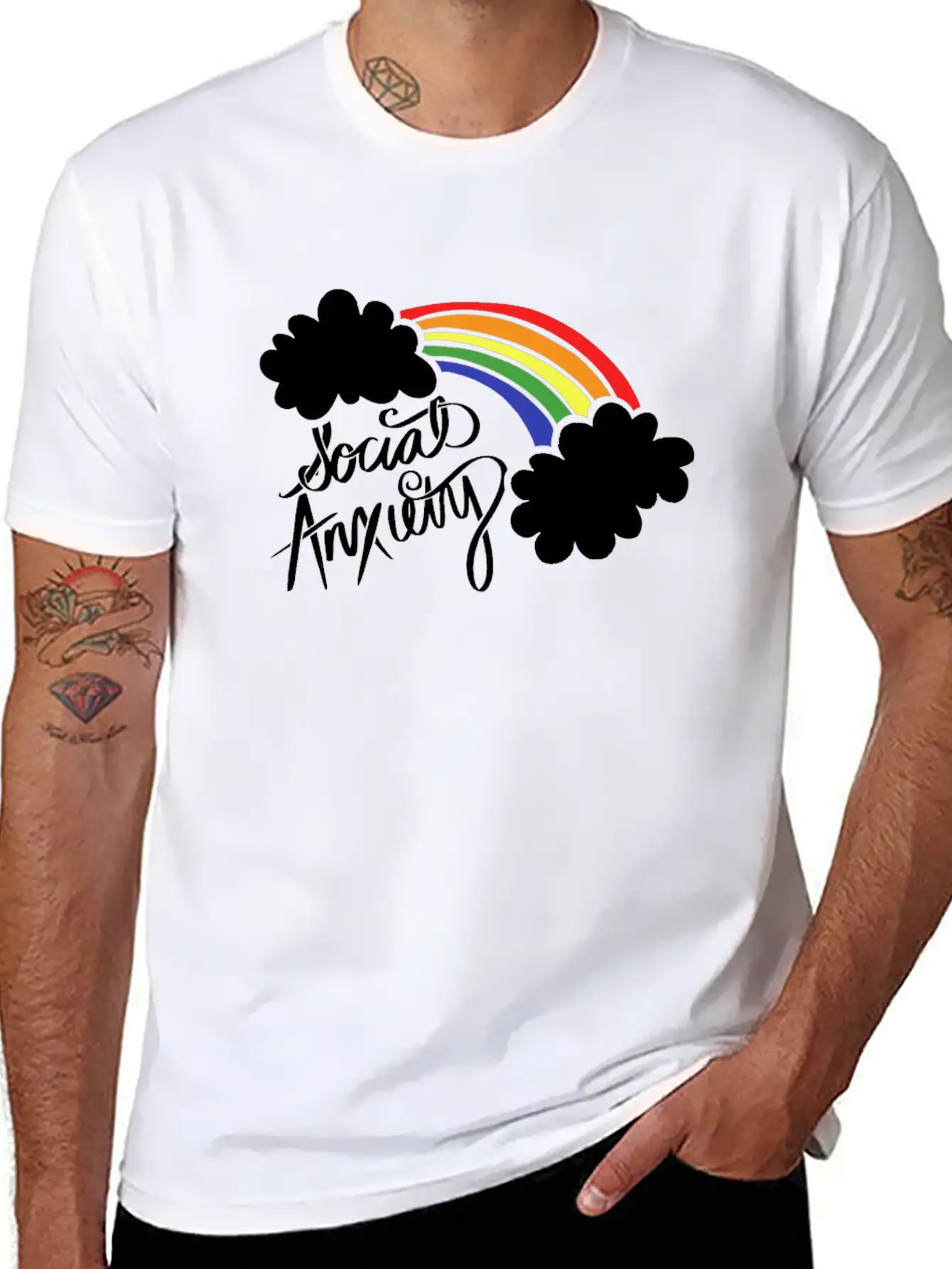 Social Anxiety Classic Cotton Tee – Unisex Comfort For Any Season