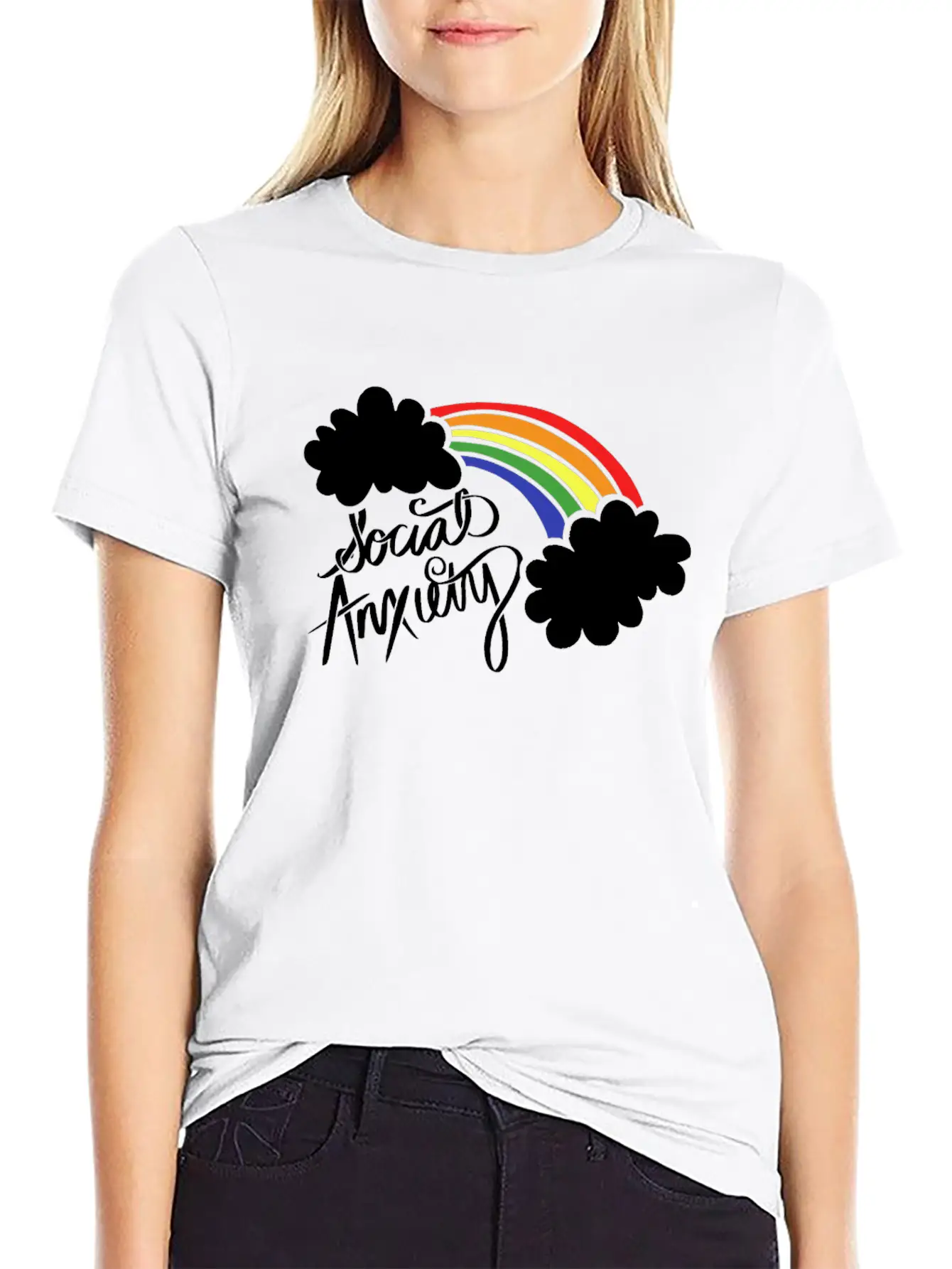 Social Anxiety Classic Cotton Tee – Unisex Comfort For Any Season