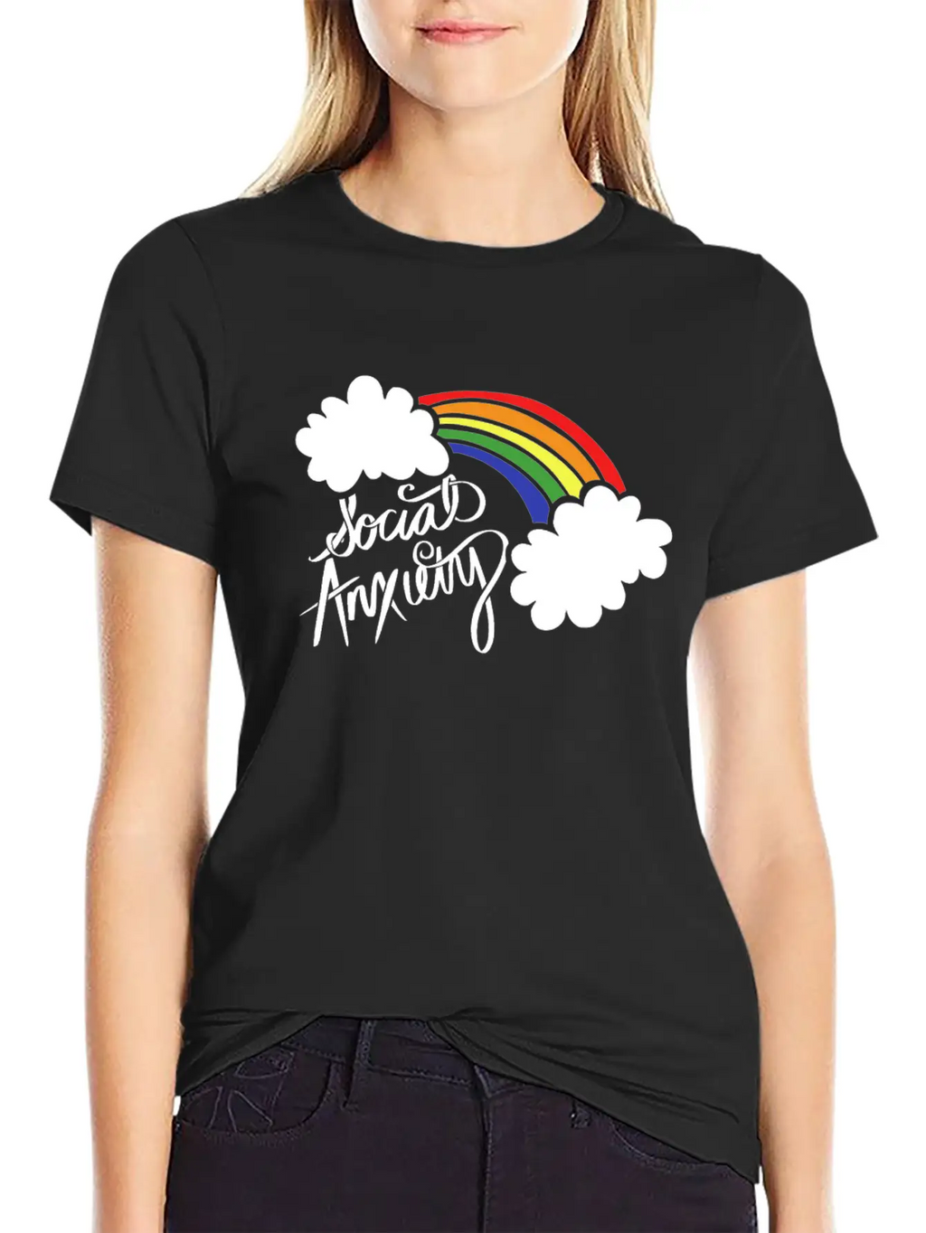 Social Anxiety Classic Cotton Tee – Unisex Comfort For Any Season