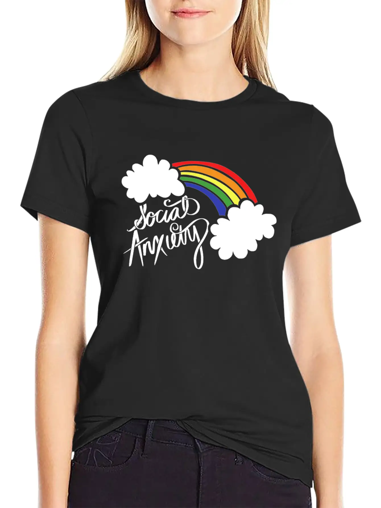 Social Anxiety Classic Cotton Tee – Unisex Comfort For Any Season