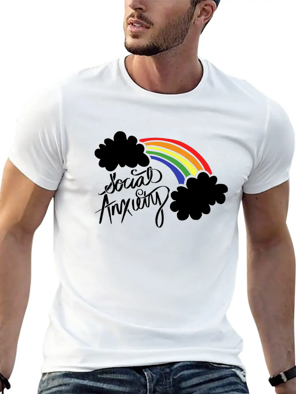 Social Anxiety Classic Cotton Tee – Unisex Comfort For Any Season