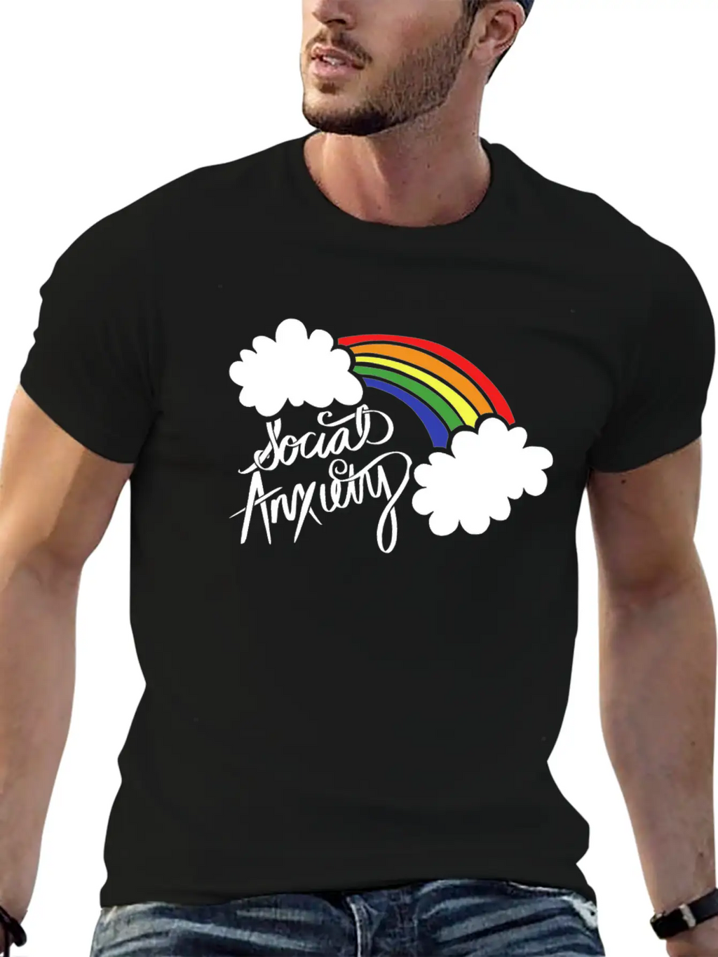 Social Anxiety Classic Cotton Tee – Unisex Comfort For Any Season