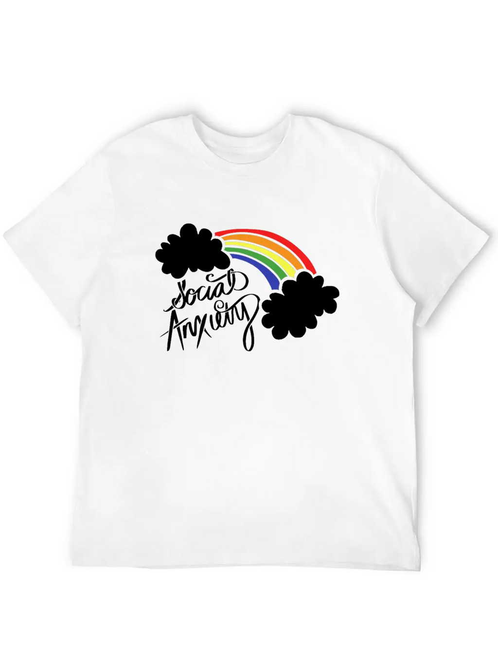 Social Anxiety Classic Cotton Tee – Unisex Comfort For Any Season