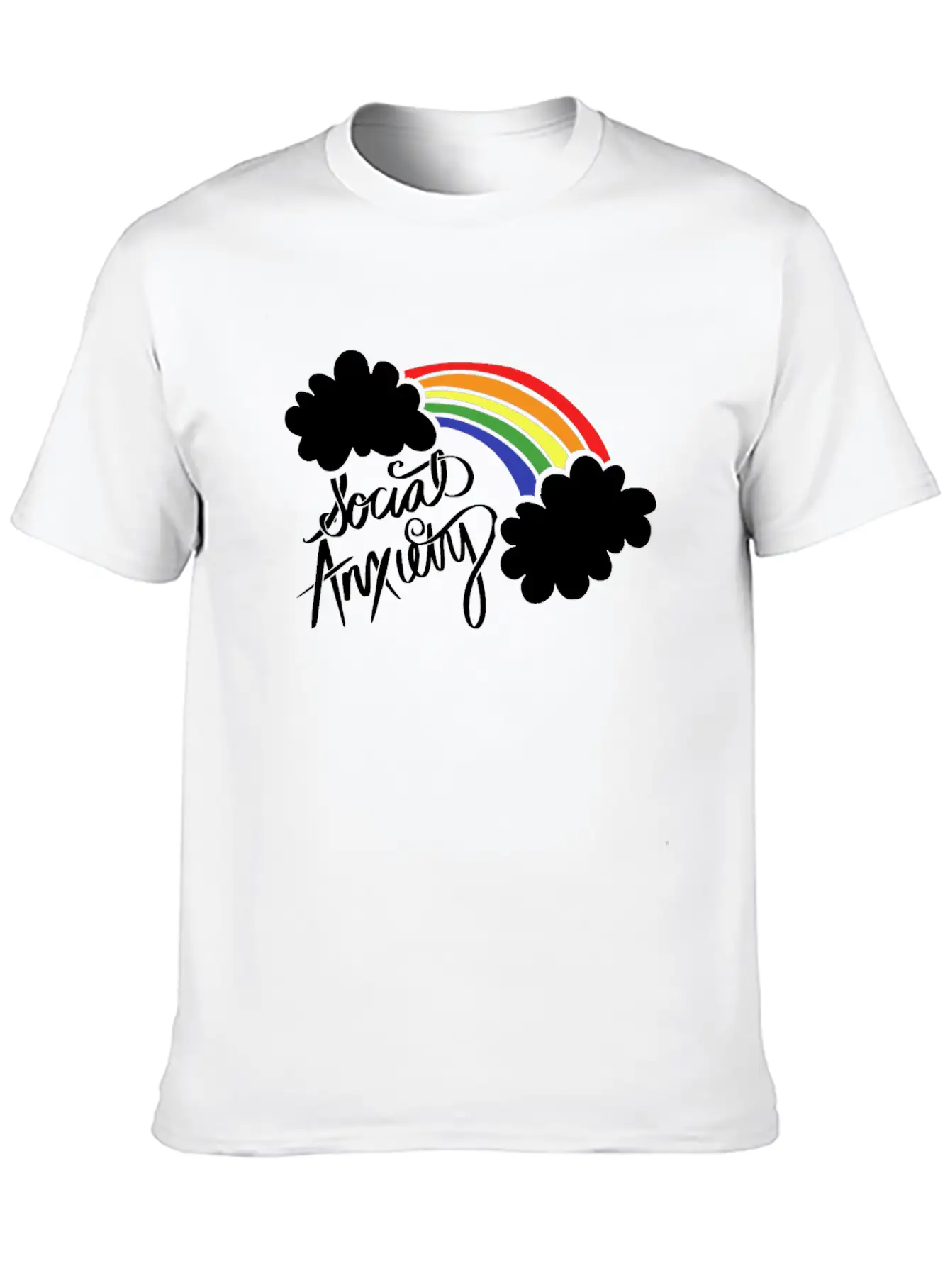 Social Anxiety Classic Cotton Tee – Unisex Comfort For Any Season