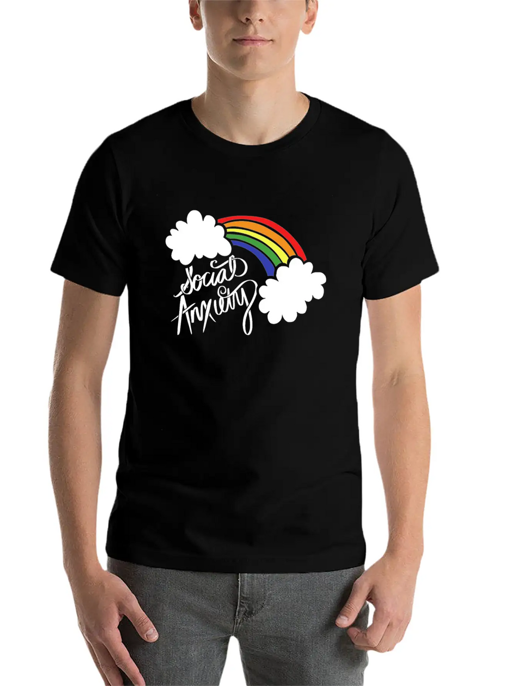 Social Anxiety Classic Cotton Tee – Unisex Comfort For Any Season