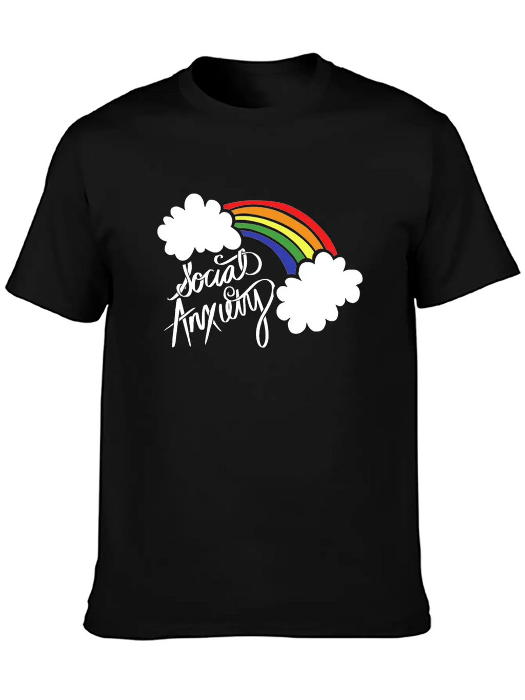 Social Anxiety Classic Cotton Tee – Unisex Comfort For Any Season