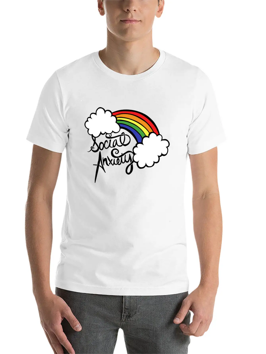 Social Anxiety Essential Cotton Tee For Daily Outfits – Unisex Style