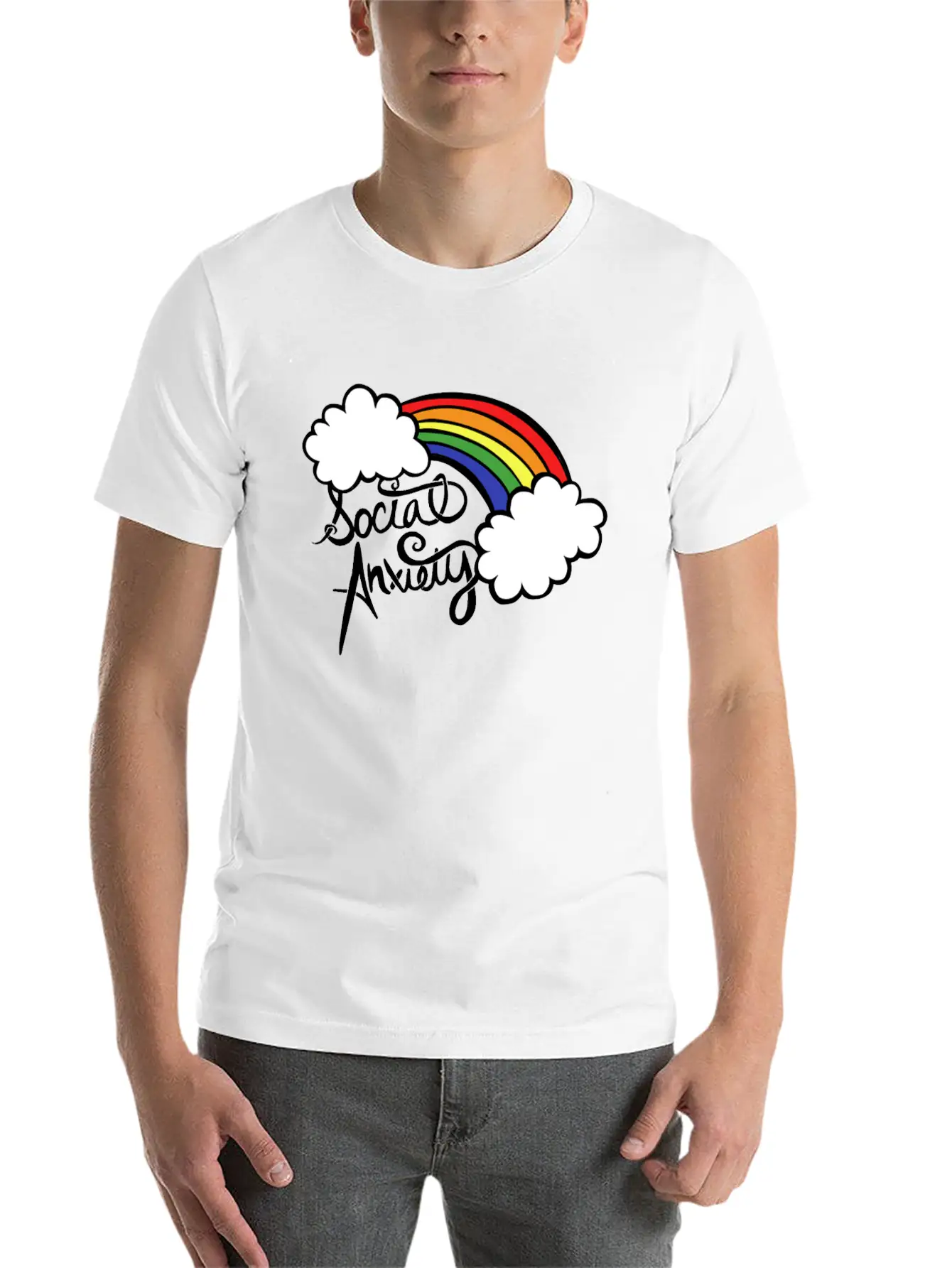 Social Anxiety Essential Cotton Tee For Daily Outfits – Unisex Style