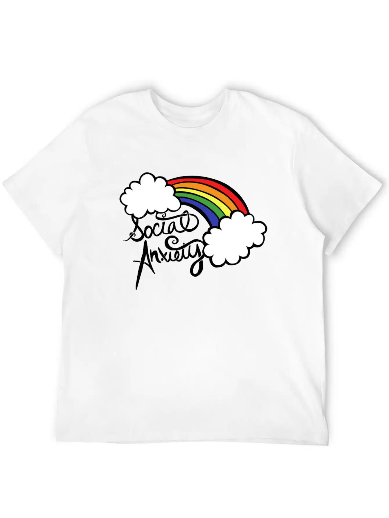 Social Anxiety Essential Cotton Tee For Daily Outfits – Unisex Style