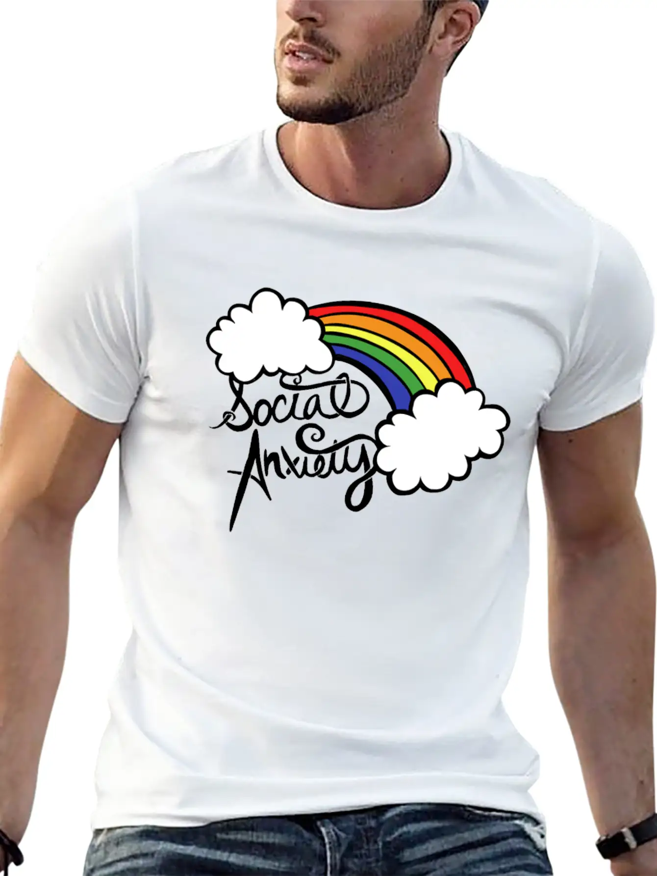 Social Anxiety Essential Cotton Tee For Daily Outfits – Unisex Style