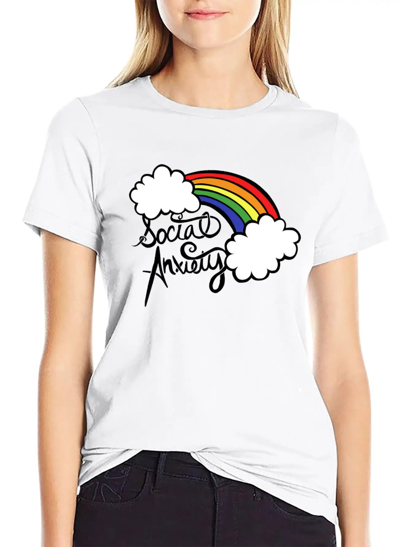 Social Anxiety Essential Cotton Tee For Daily Outfits – Unisex Style