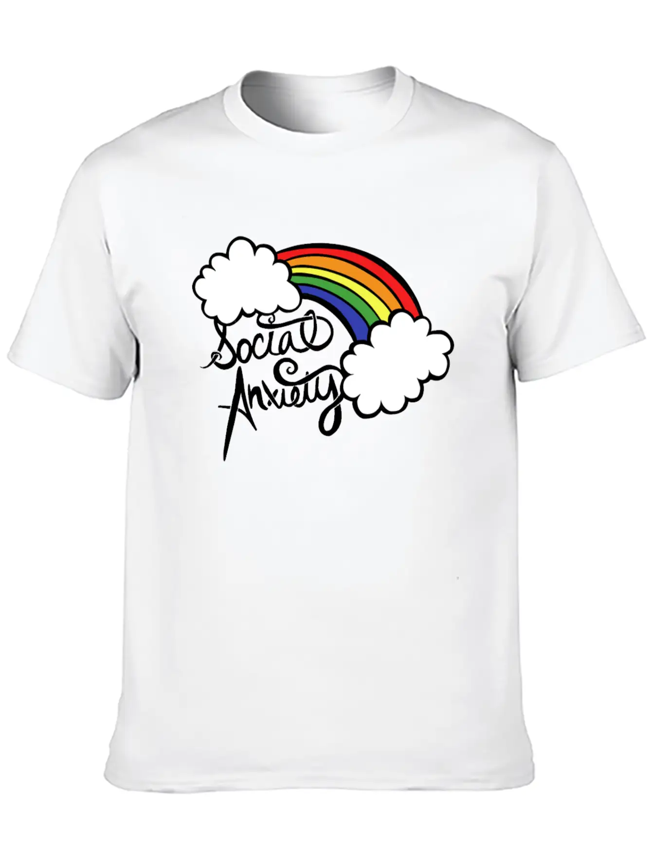 Social Anxiety Essential Cotton Tee For Daily Outfits – Unisex Style