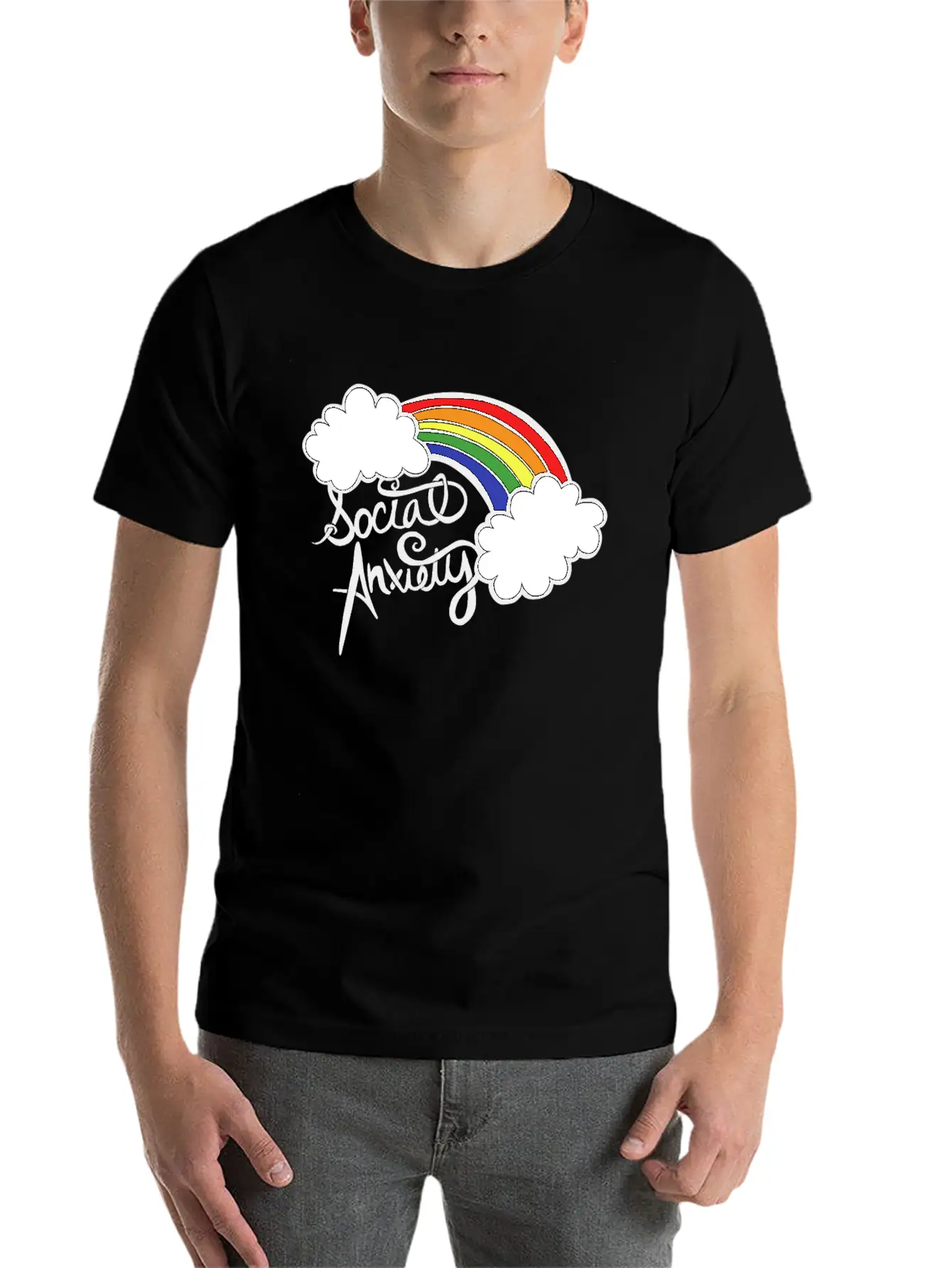 Social Anxiety Essential Cotton Tee For Daily Outfits – Unisex Style