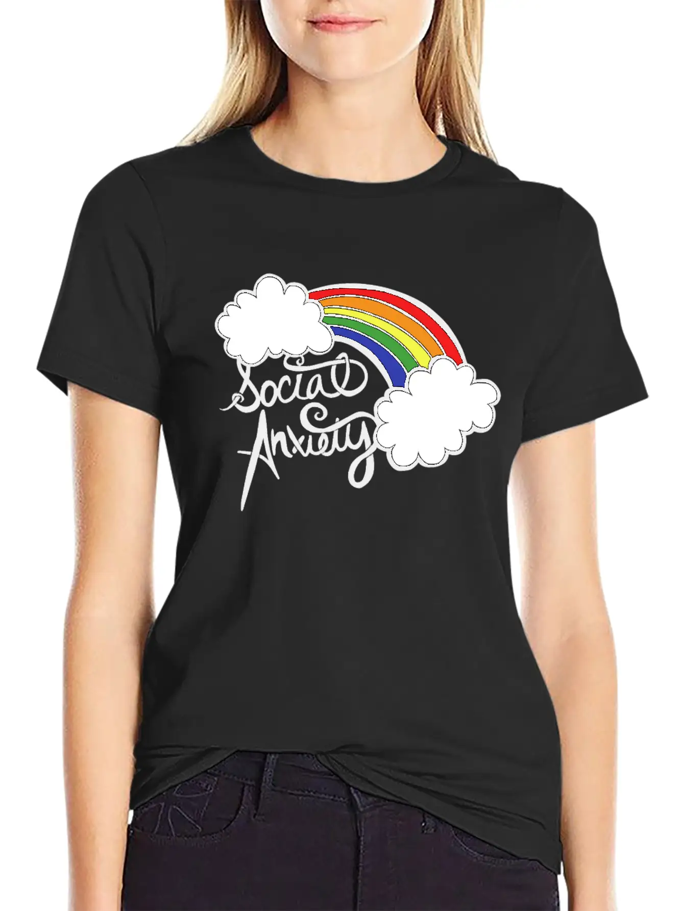 Social Anxiety Essential Cotton Tee For Daily Outfits – Unisex Style