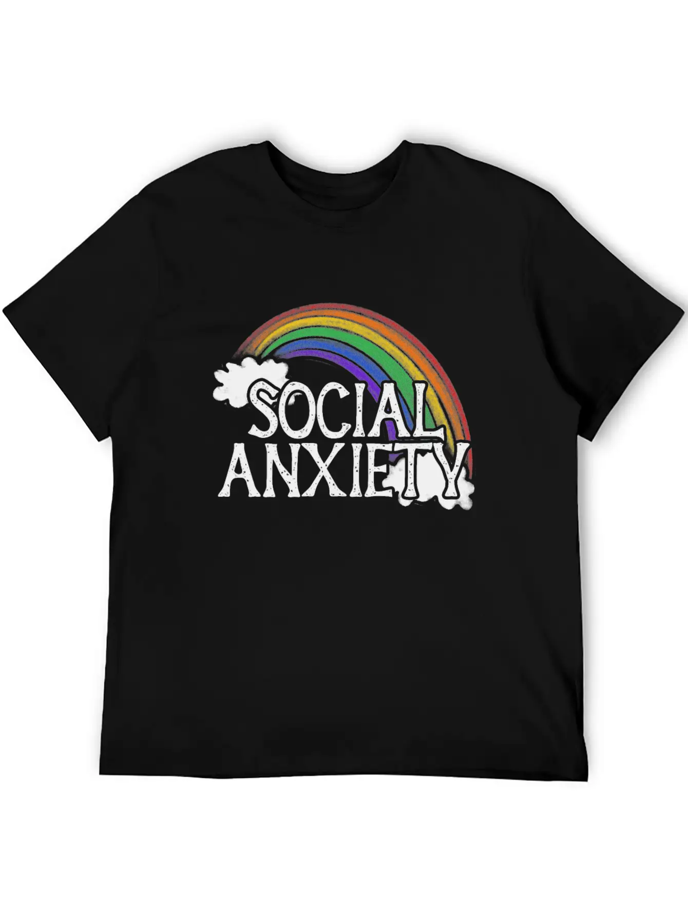 Social Anxiety Unisex Casual T-Shirt – Clean Design For Daily Comfort