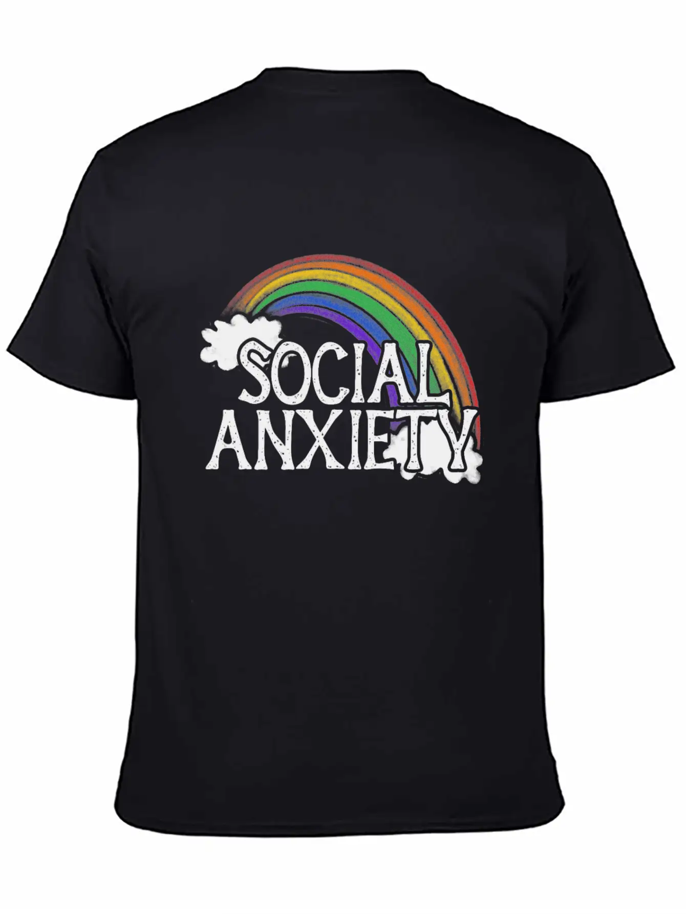 Social Anxiety Unisex Casual T-Shirt – Clean Design For Daily Comfort