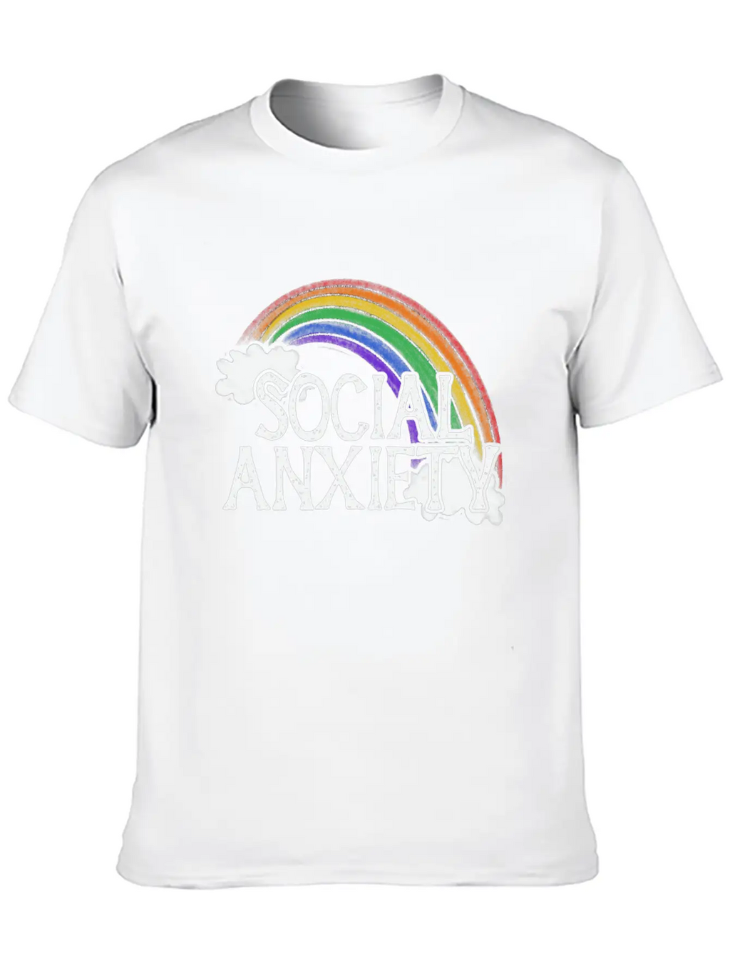 Social Anxiety Unisex Casual T-Shirt – Clean Design For Daily Comfort