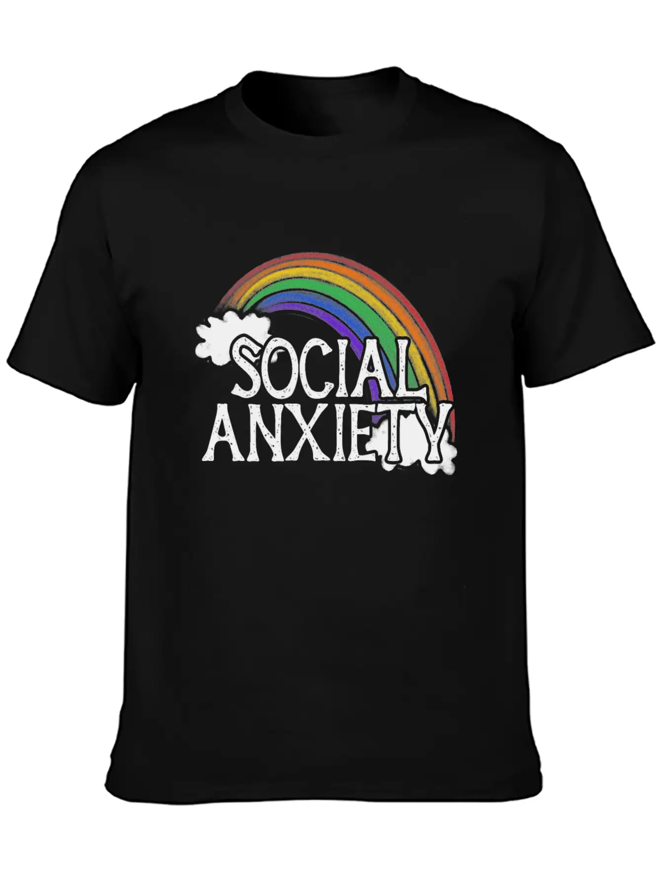 Social Anxiety Unisex Casual T-Shirt – Clean Design For Daily Comfort