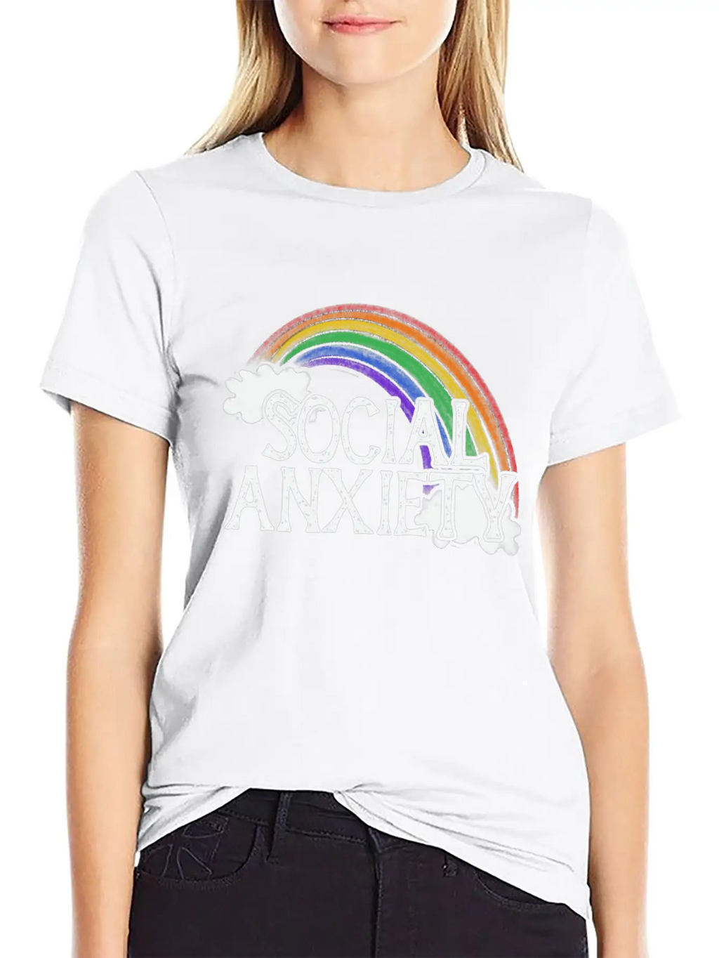 Social Anxiety Unisex Casual T-Shirt – Clean Design For Daily Comfort
