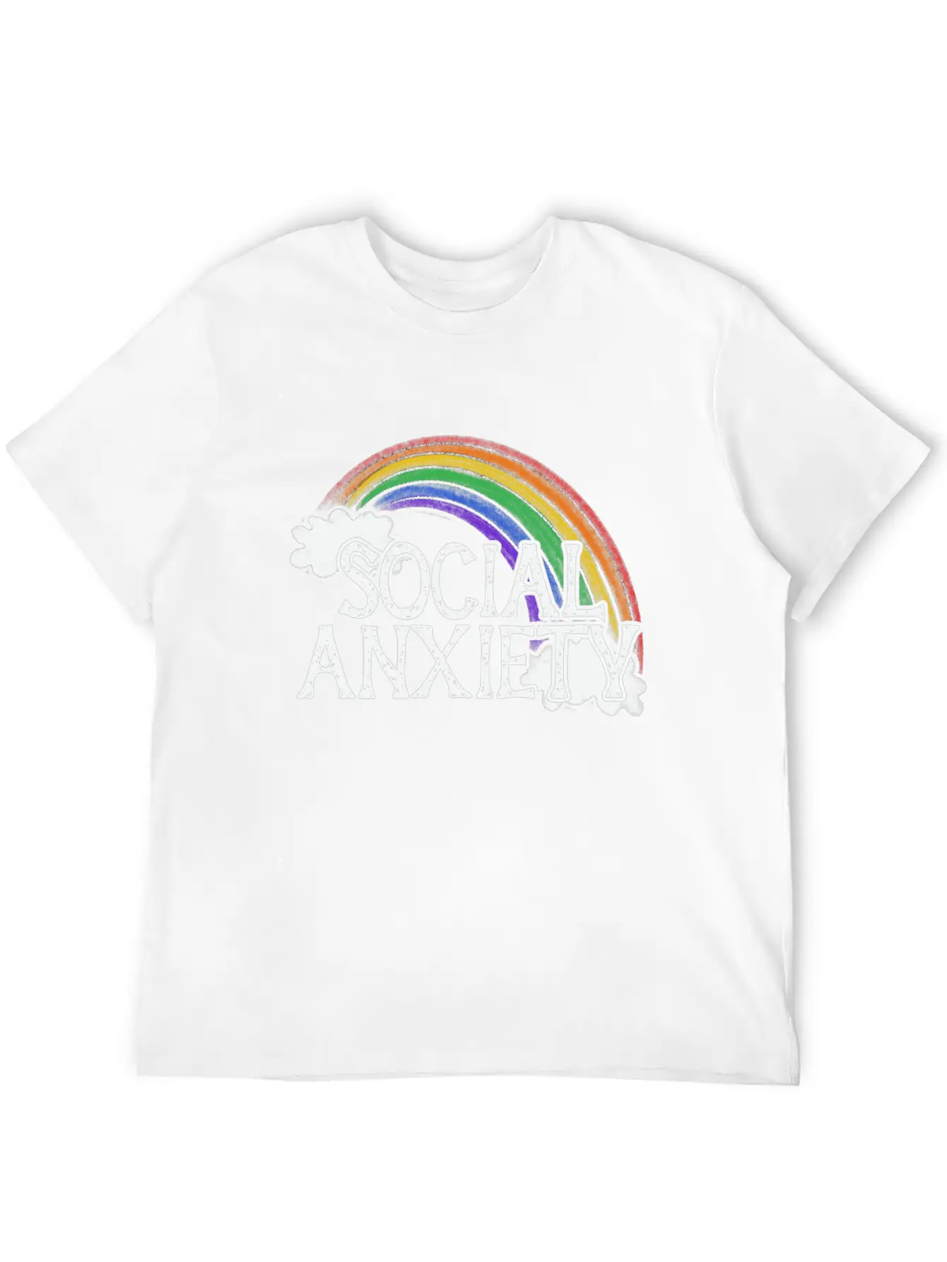Social Anxiety Unisex Casual T-Shirt – Clean Design For Daily Comfort