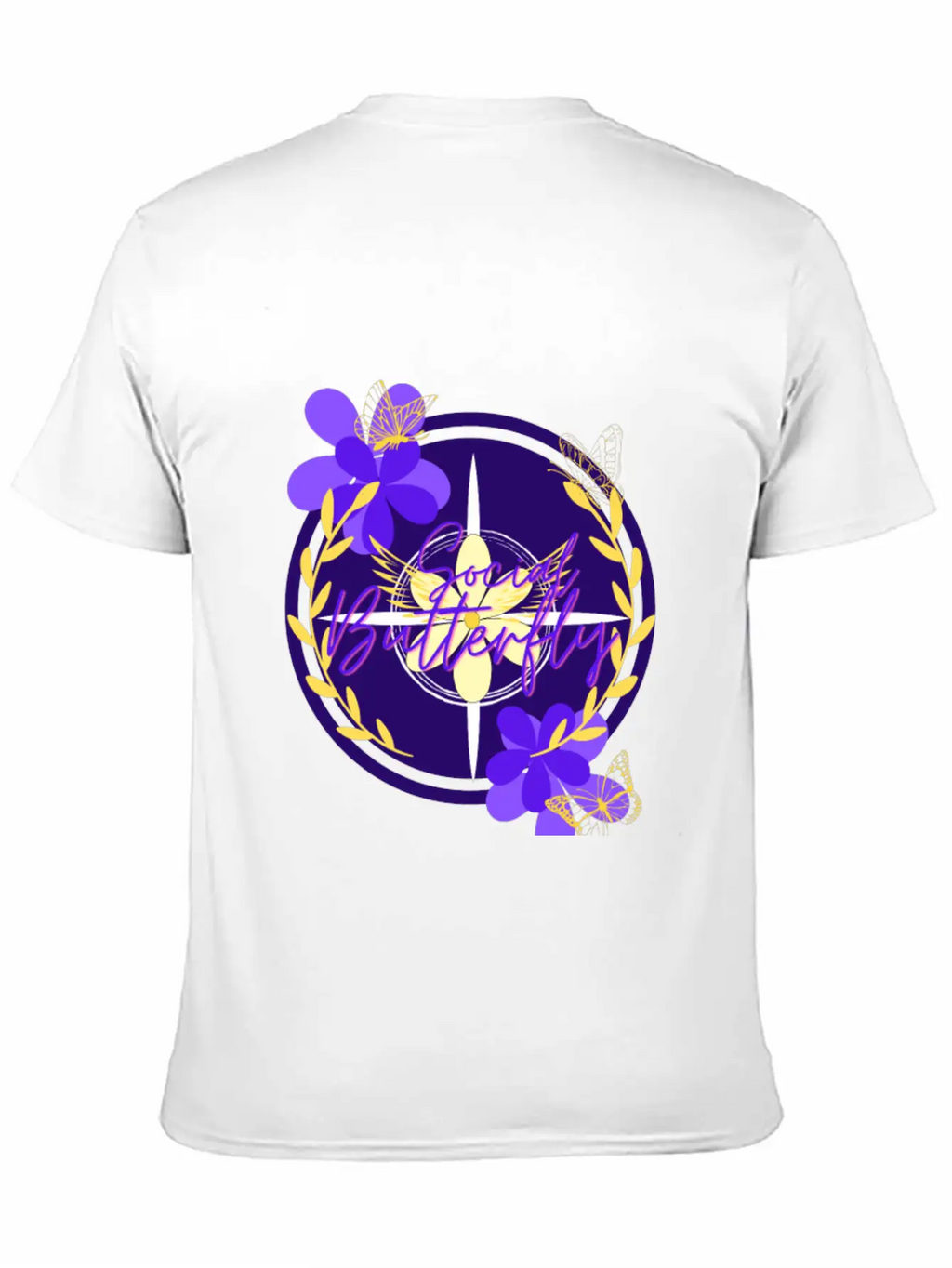 Social Butterfly Breathable Graphic T-Shirt – Perfect For Casual Days