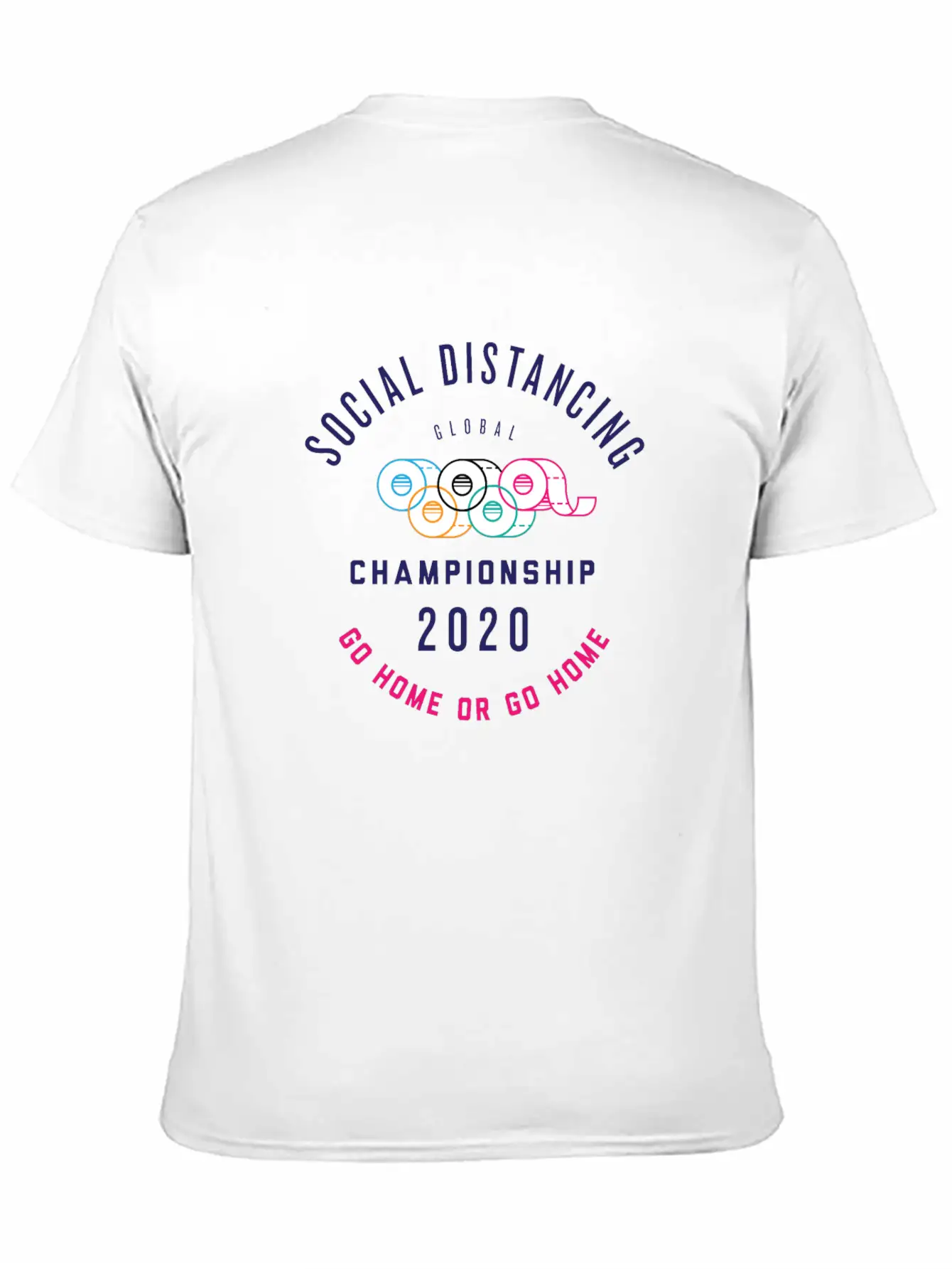 Social Distancing Olympic Shirt Essential Cotton Tee For Daily Outfits – Unisex Style
