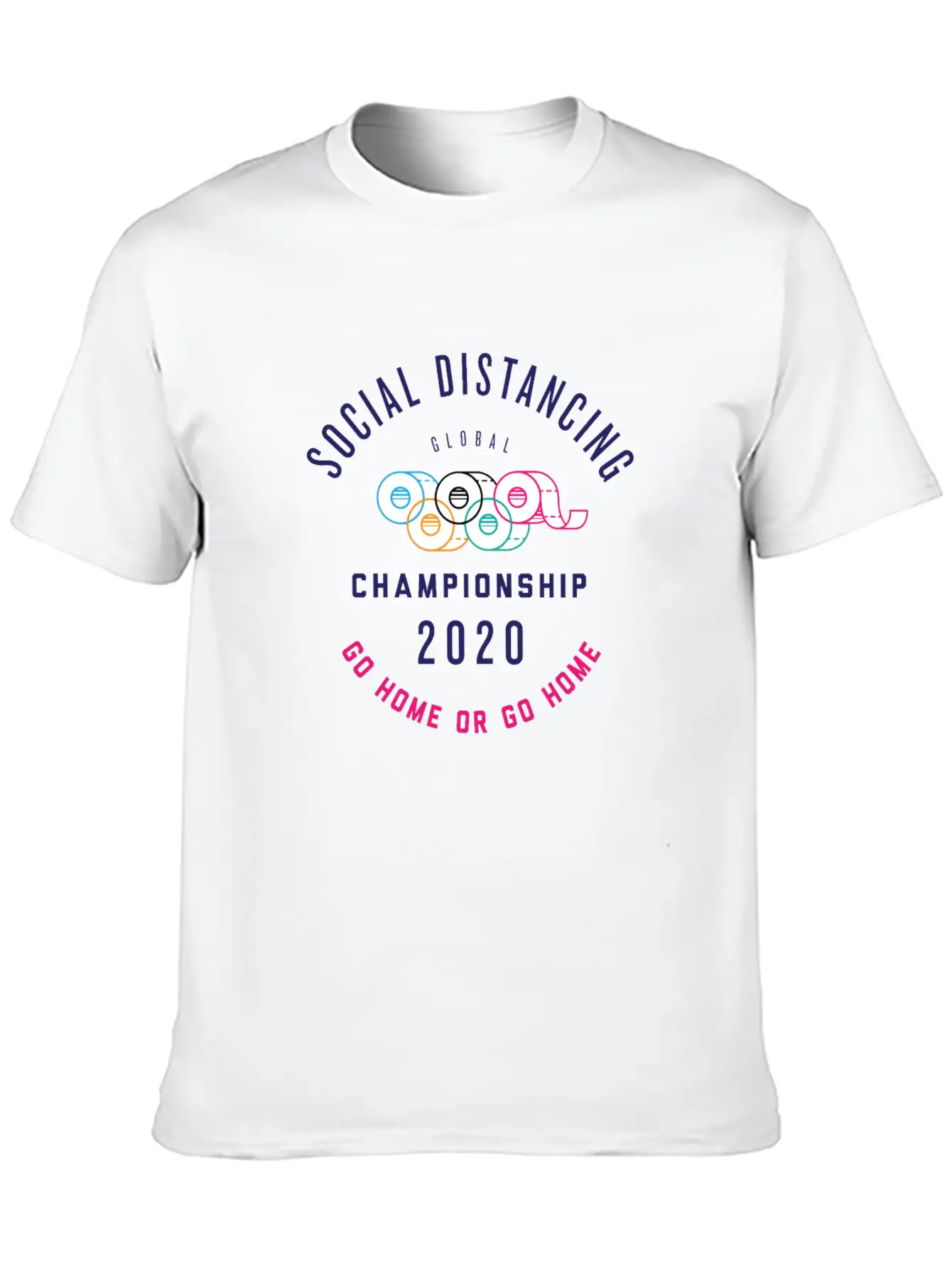 Social Distancing Olympic Shirt Essential Cotton Tee For Daily Outfits – Unisex Style