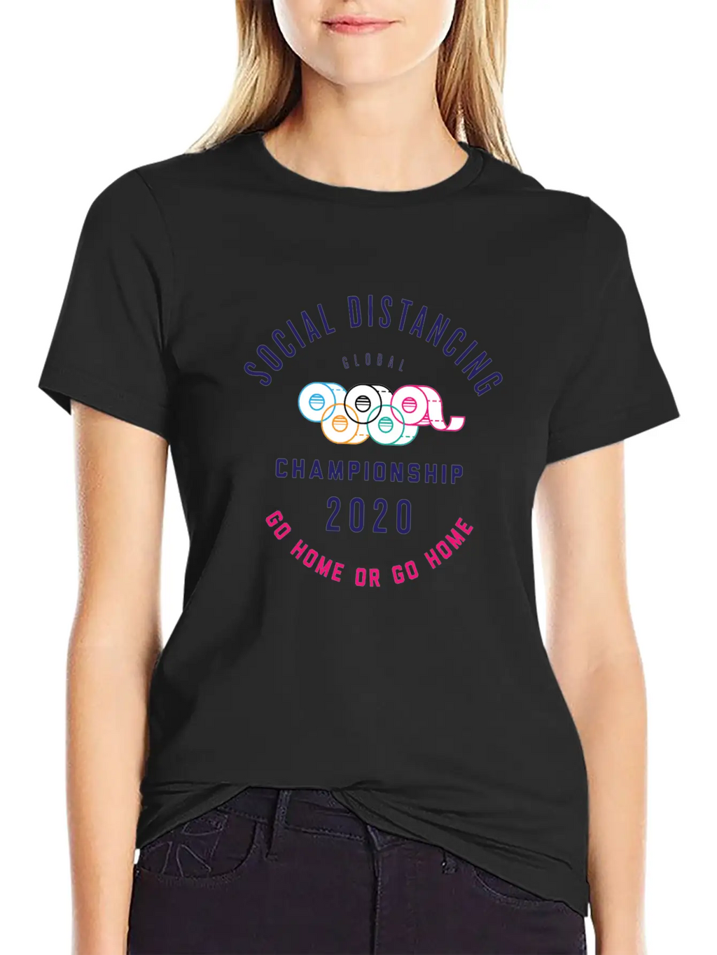 Social Distancing Olympic Shirt Essential Cotton Tee For Daily Outfits – Unisex Style