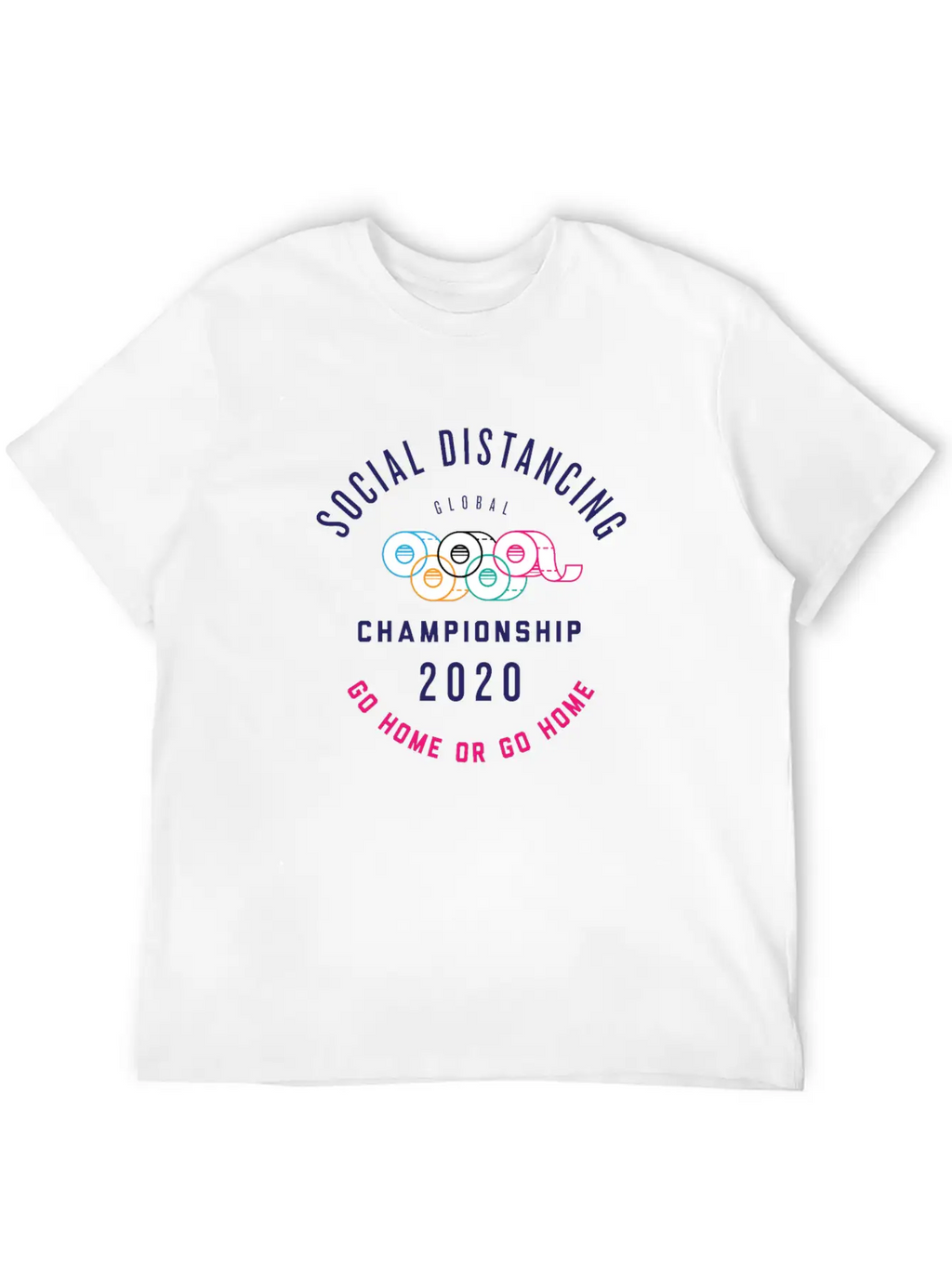 Social Distancing Olympic Shirt Essential Cotton Tee For Daily Outfits – Unisex Style