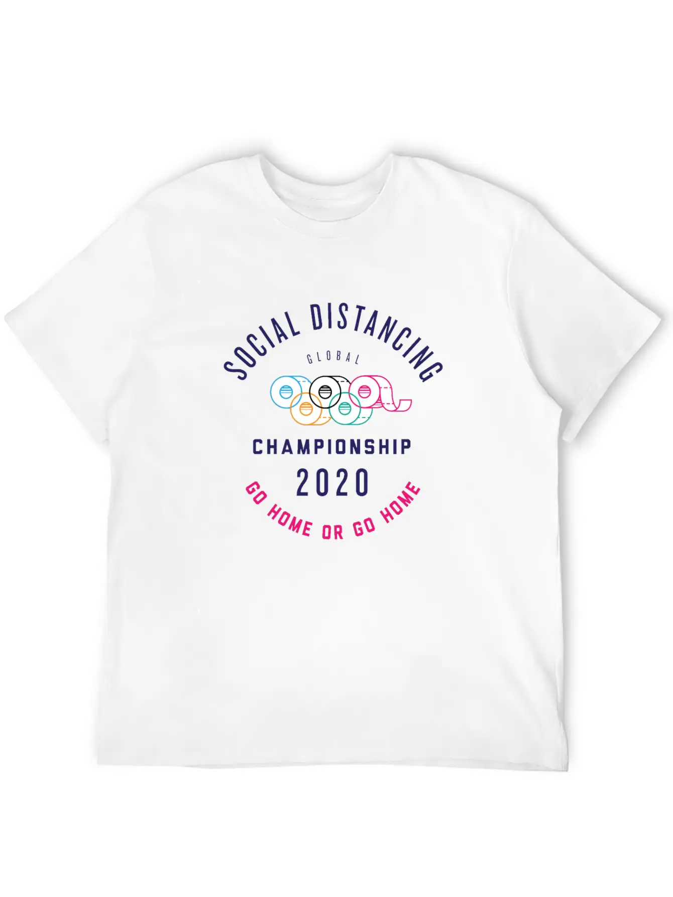 Social Distancing Olympic Shirt Essential Cotton Tee For Daily Outfits – Unisex Style