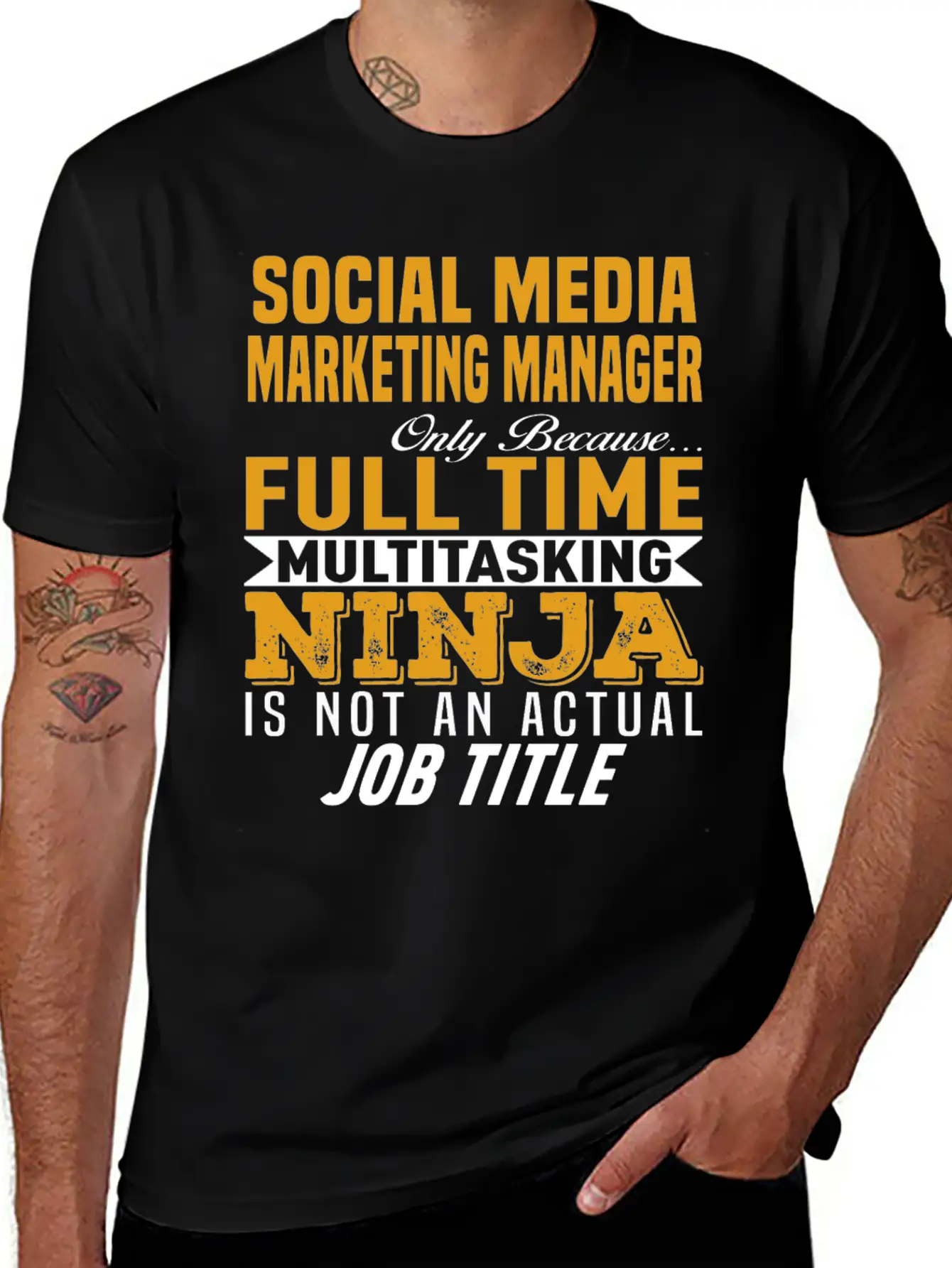Social Media Marketing Manager Unisex Casual T-Shirt – Clean Design For Daily Comfort