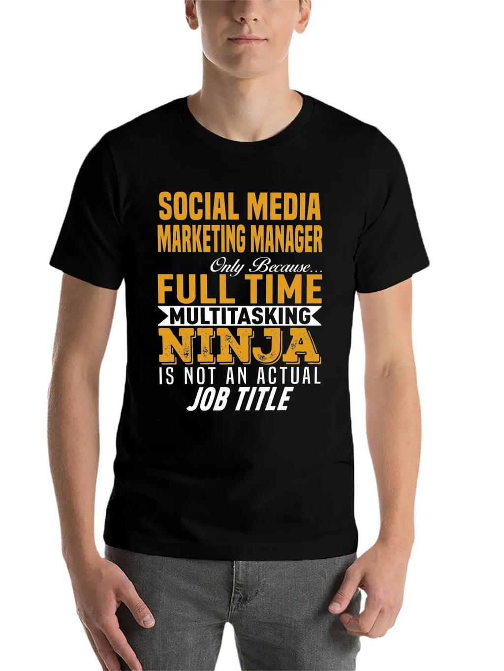 Social Media Marketing Manager Unisex Casual T-Shirt – Clean Design For Daily Comfort