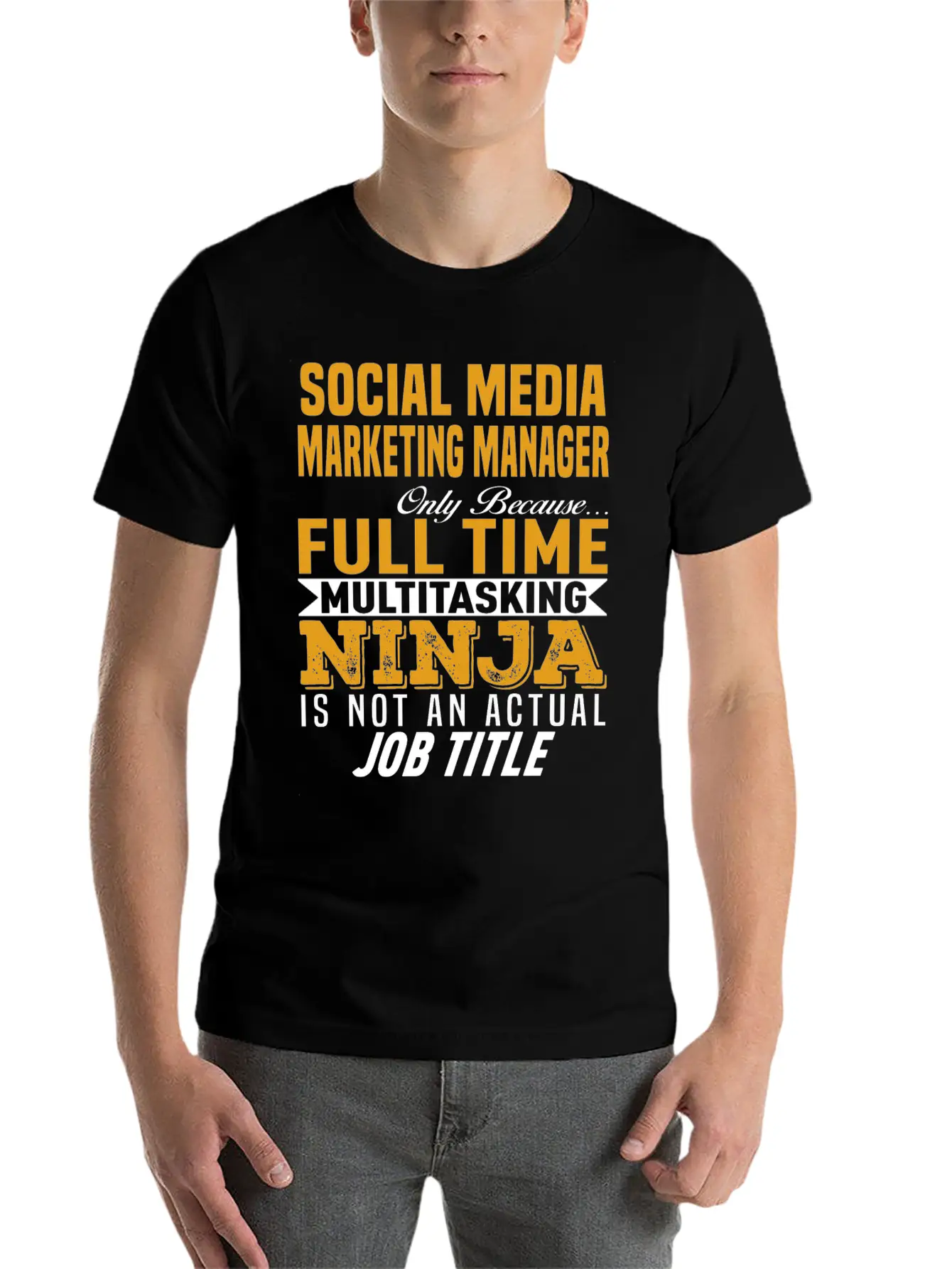 Social Media Marketing Manager Unisex Casual T-Shirt – Clean Design For Daily Comfort