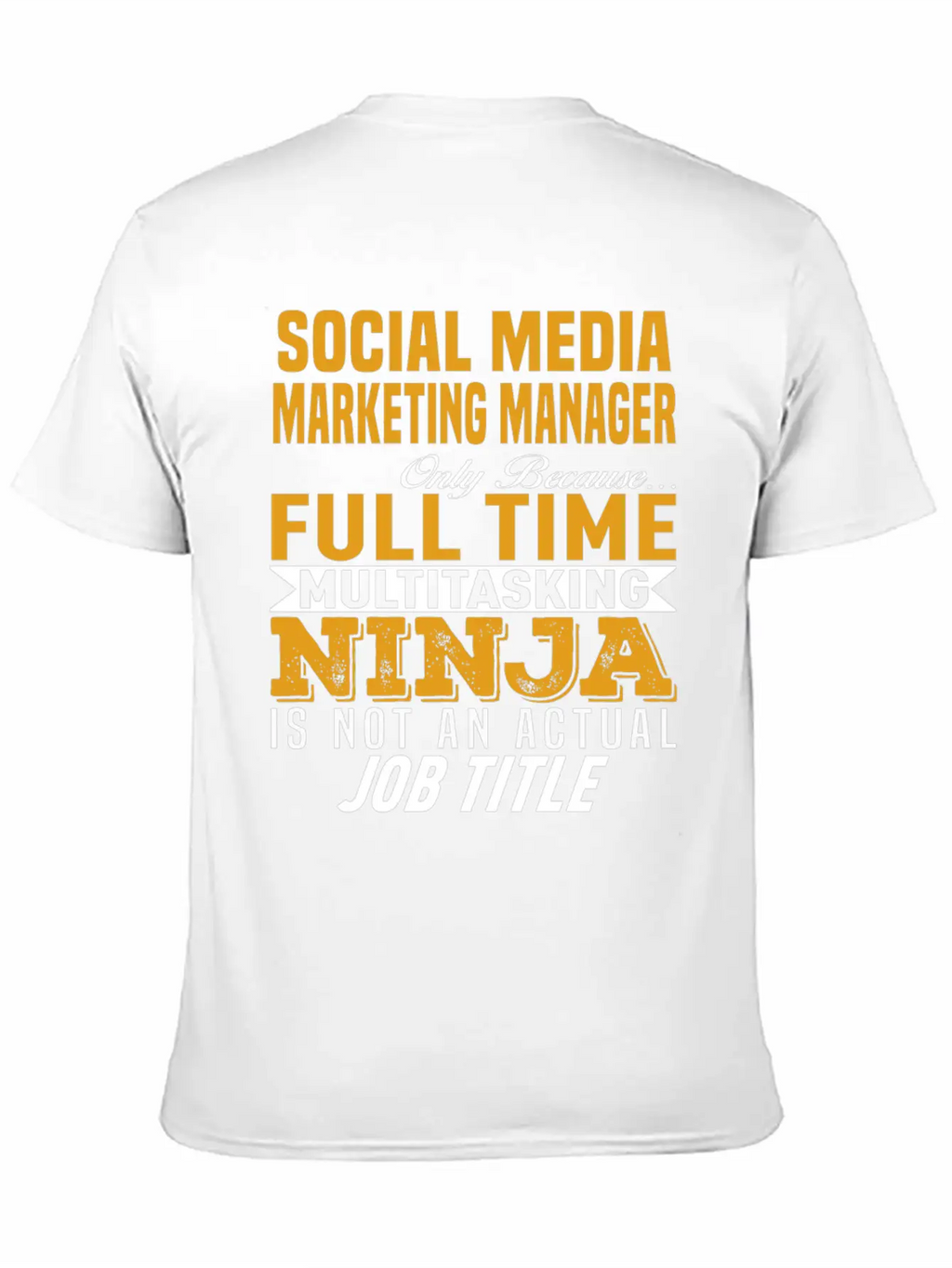 Social Media Marketing Manager Unisex Casual T-Shirt – Clean Design For Daily Comfort