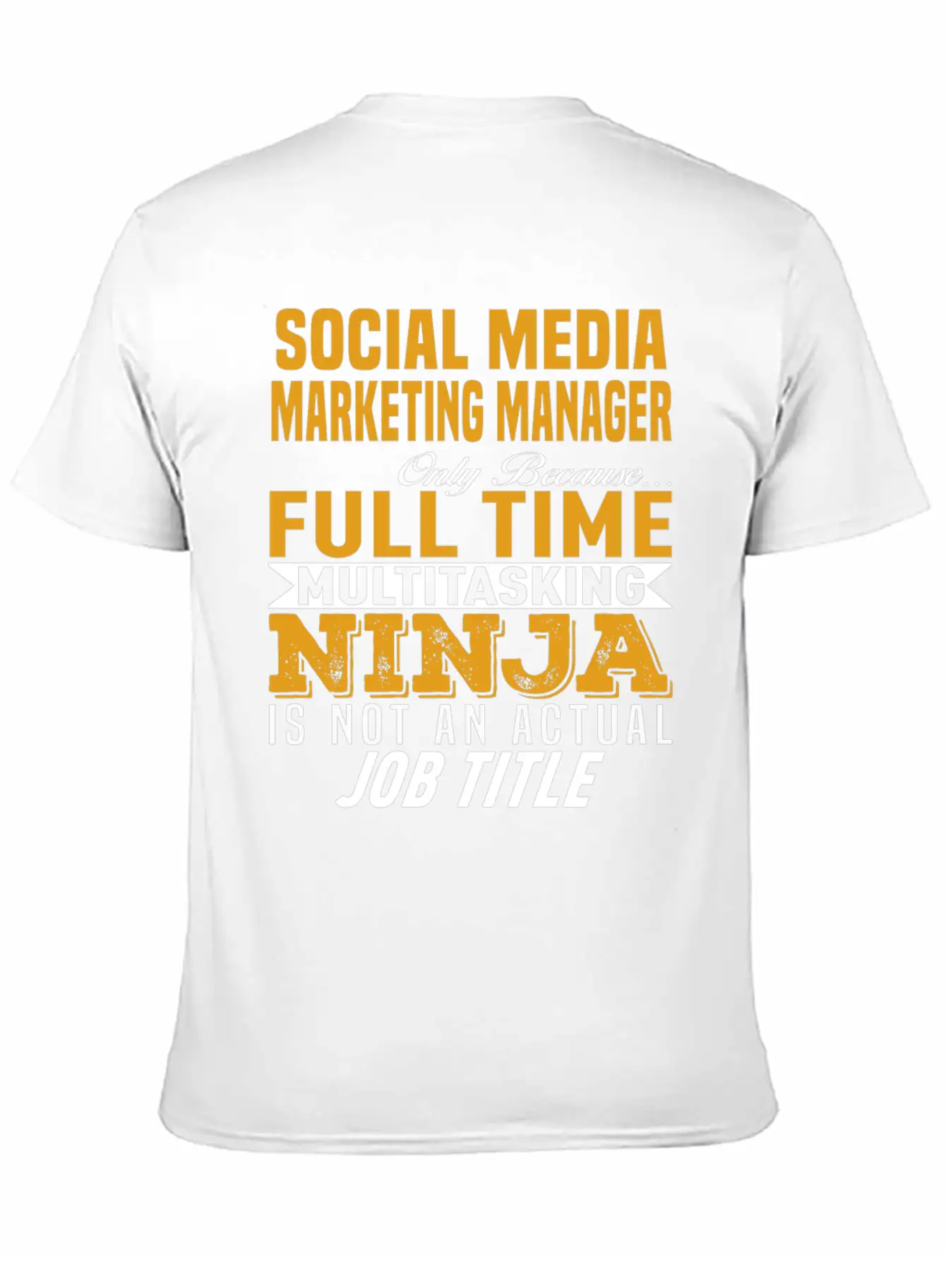 Social Media Marketing Manager Unisex Casual T-Shirt – Clean Design For Daily Comfort