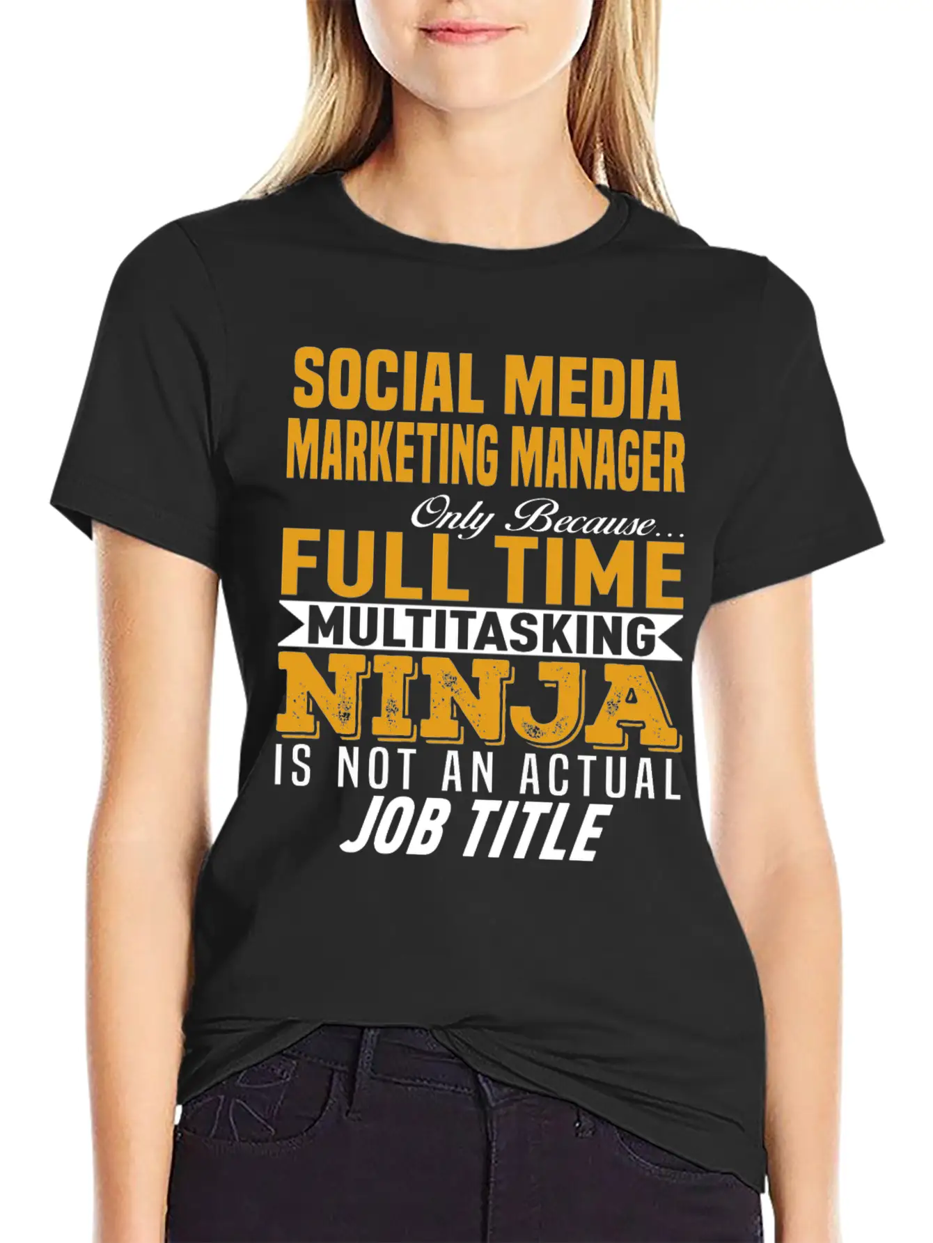 Social Media Marketing Manager Unisex Casual T-Shirt – Clean Design For Daily Comfort