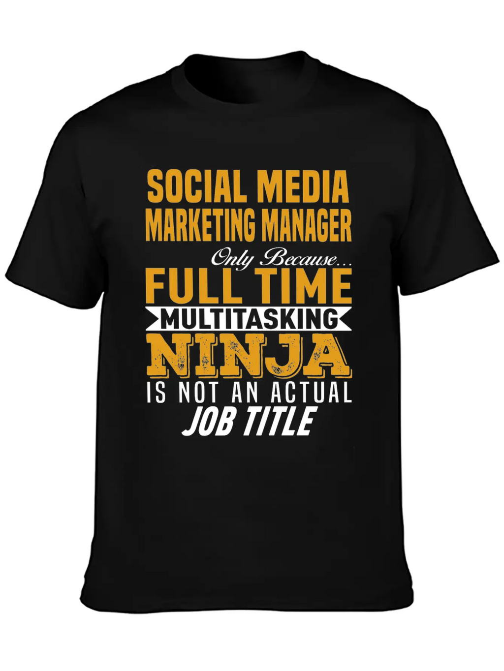 Social Media Marketing Manager Unisex Casual T-Shirt – Clean Design For Daily Comfort