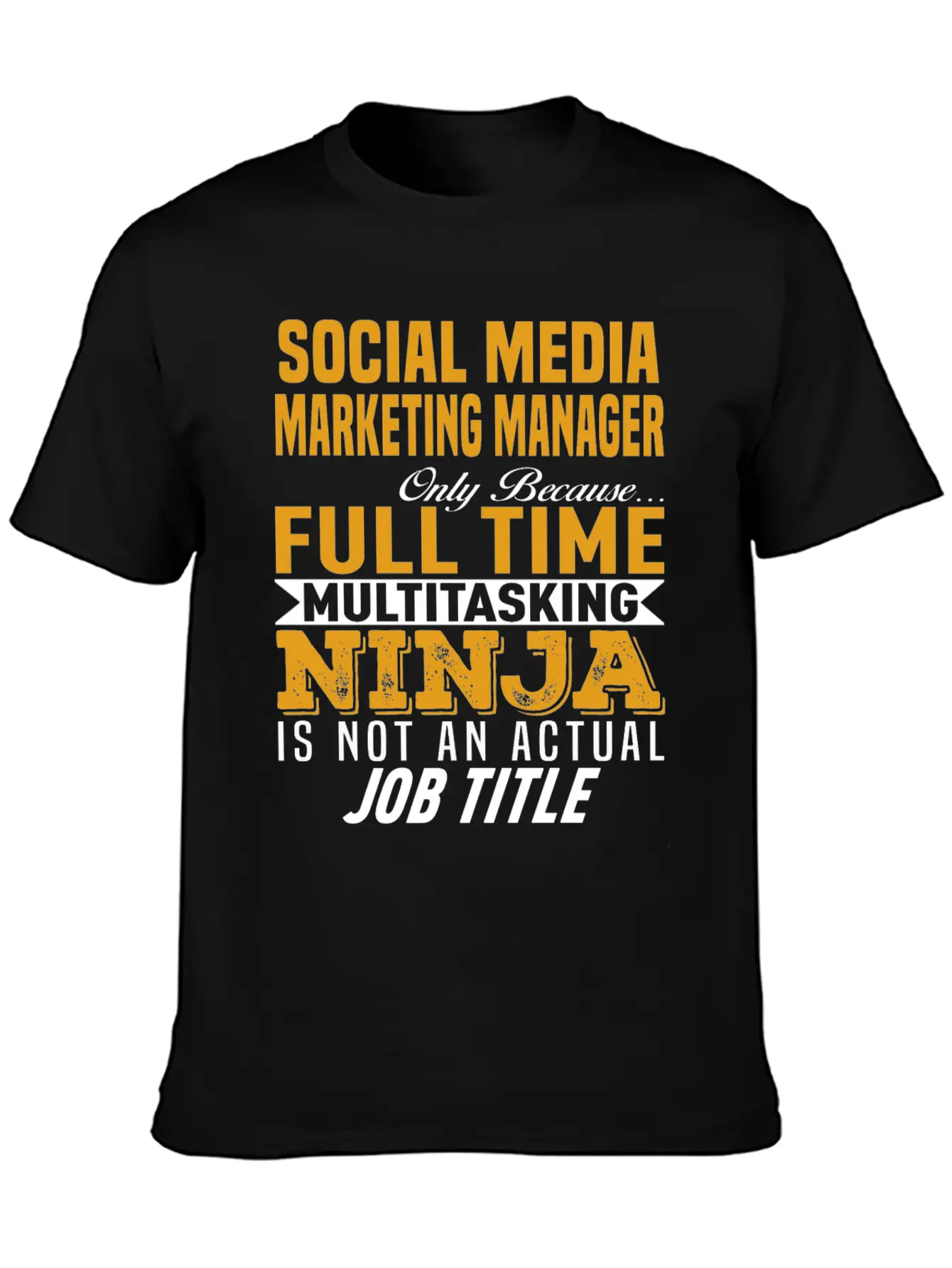 Social Media Marketing Manager Unisex Casual T-Shirt – Clean Design For Daily Comfort