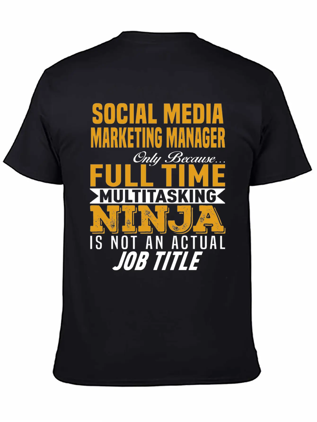Social Media Marketing Manager Unisex Casual T-Shirt – Clean Design For Daily Comfort