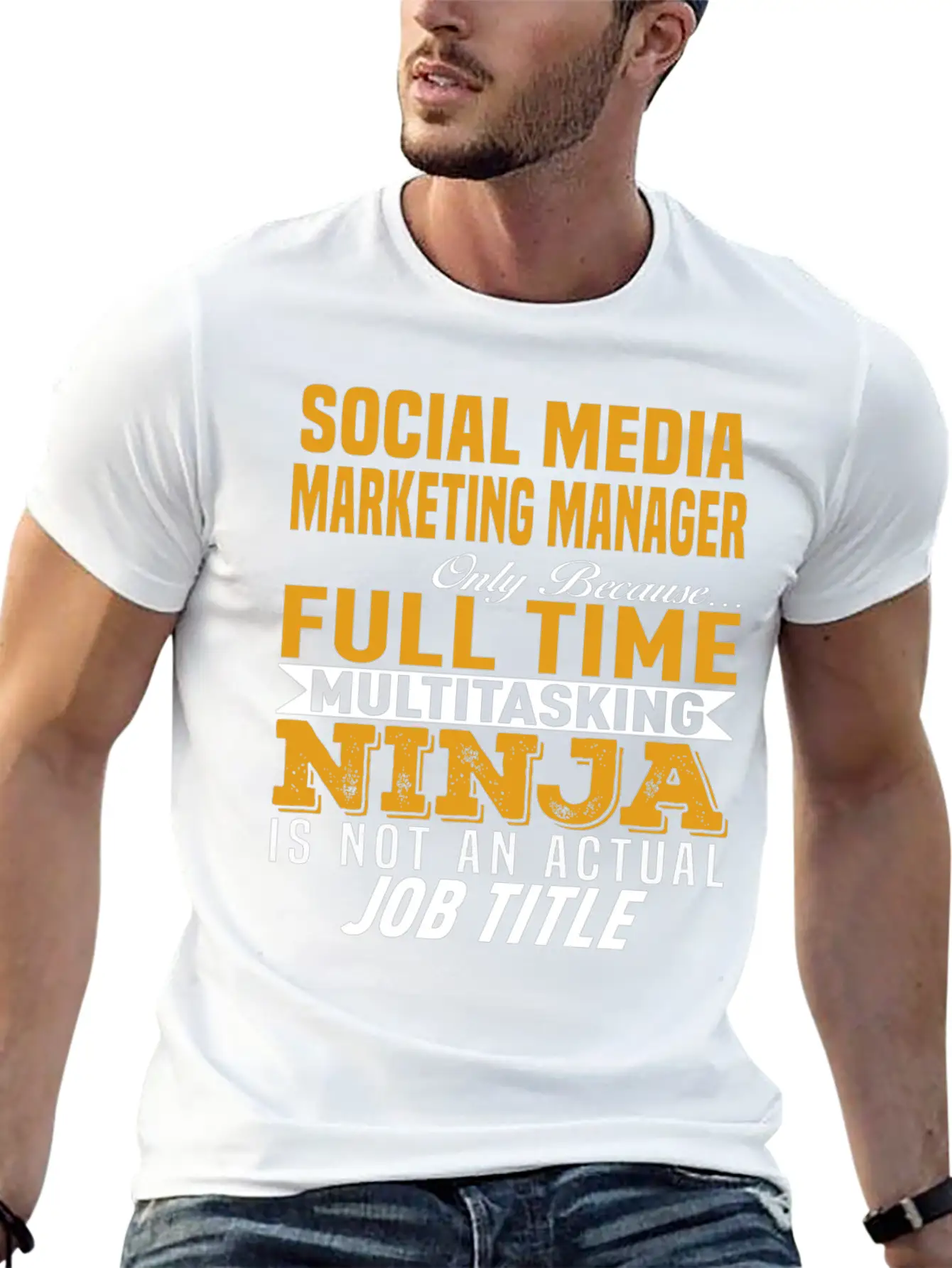 Social Media Marketing Manager Unisex Casual T-Shirt – Clean Design For Daily Comfort